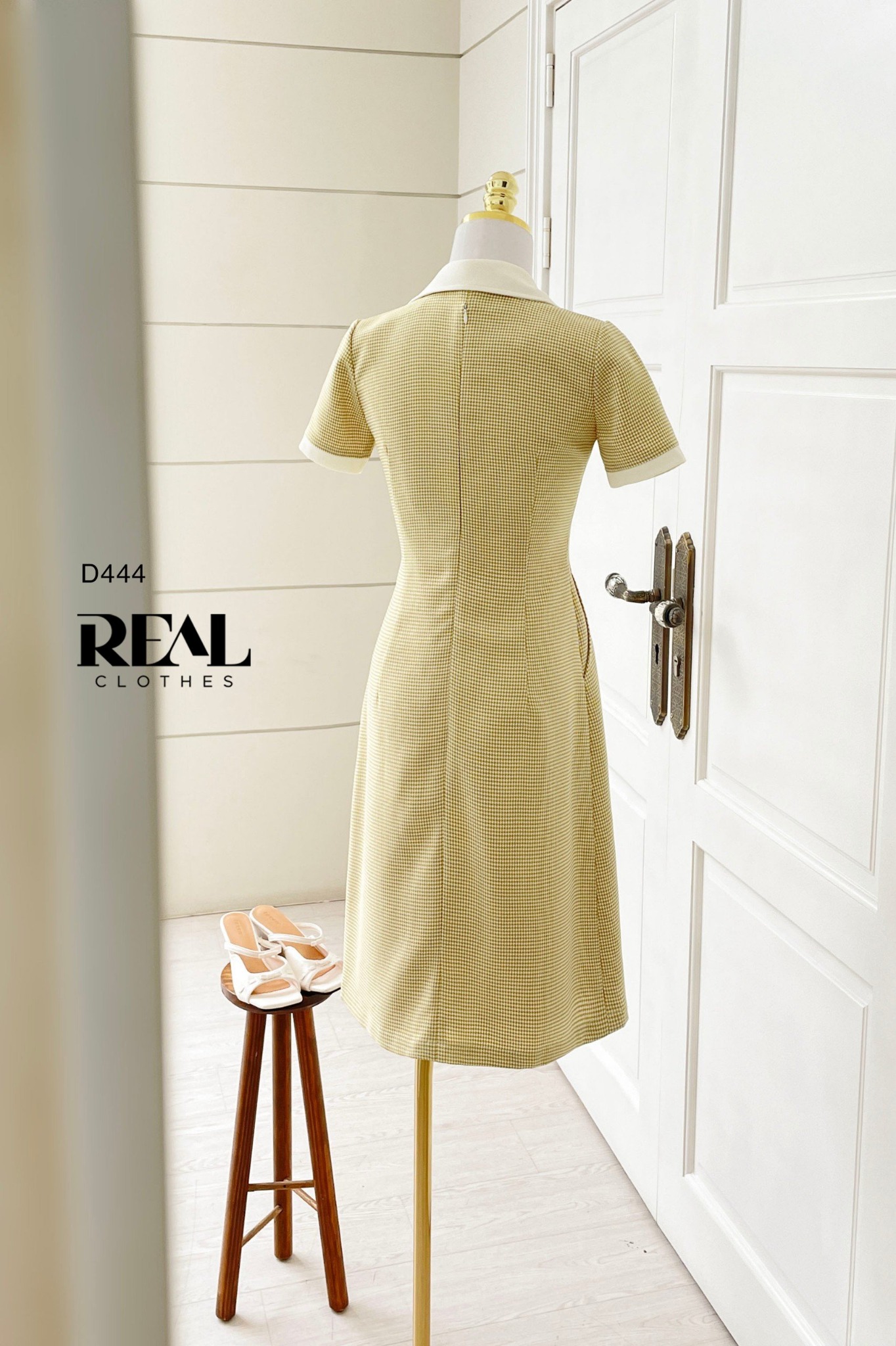 Đầm Sera zigzag vàng SALE - size S