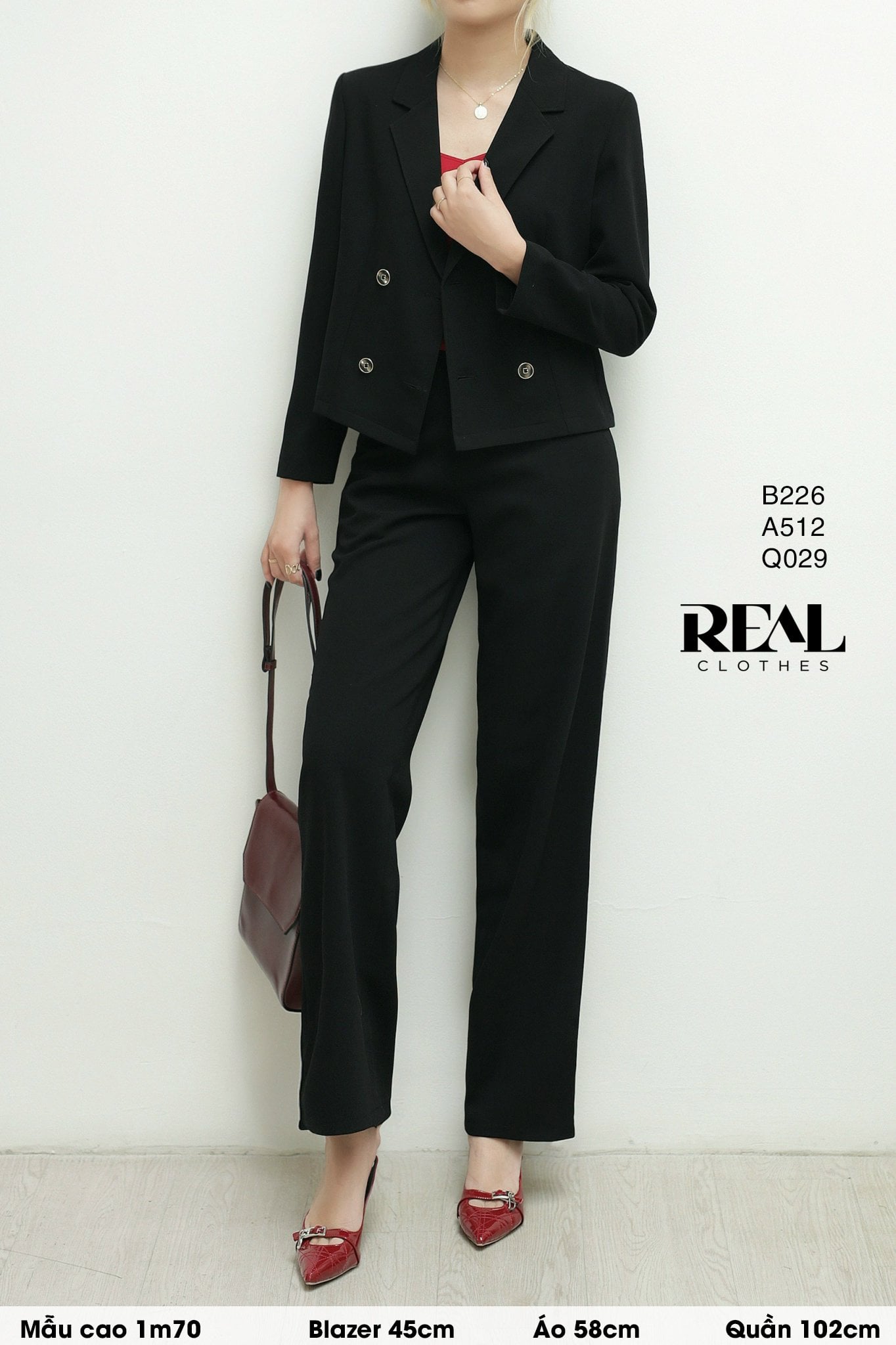 Blazer Lisa cindy đen SALE