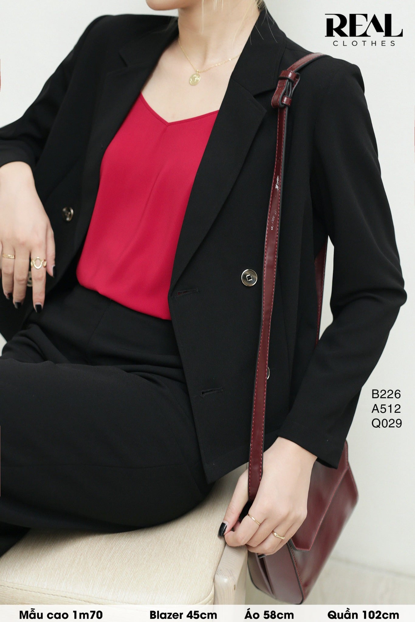 Blazer Lisa cindy đen SALE