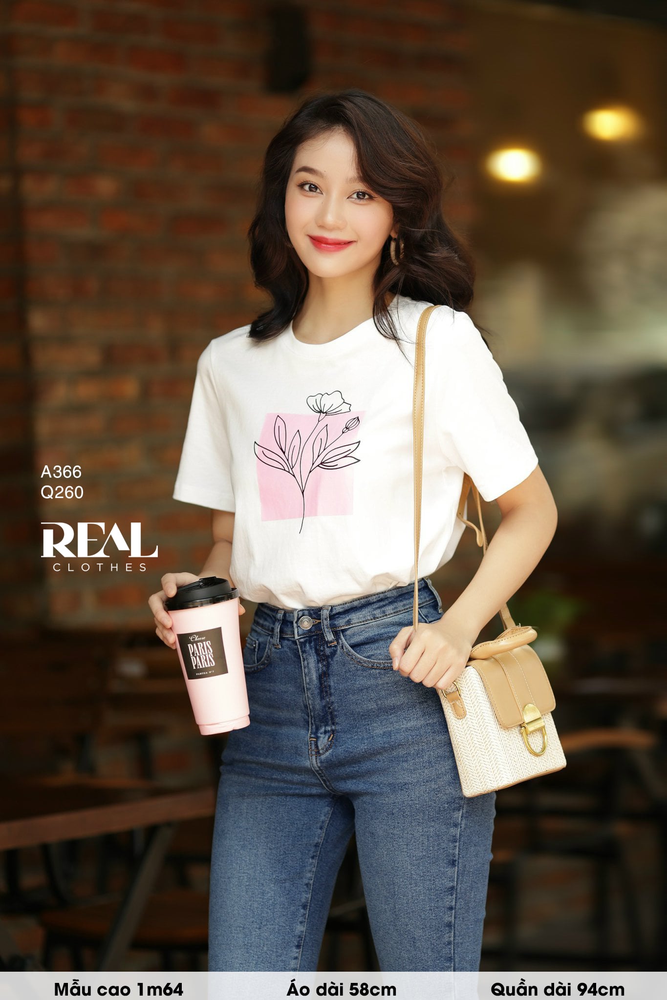 Quần Jeans lật lai xanh đậm - size XS