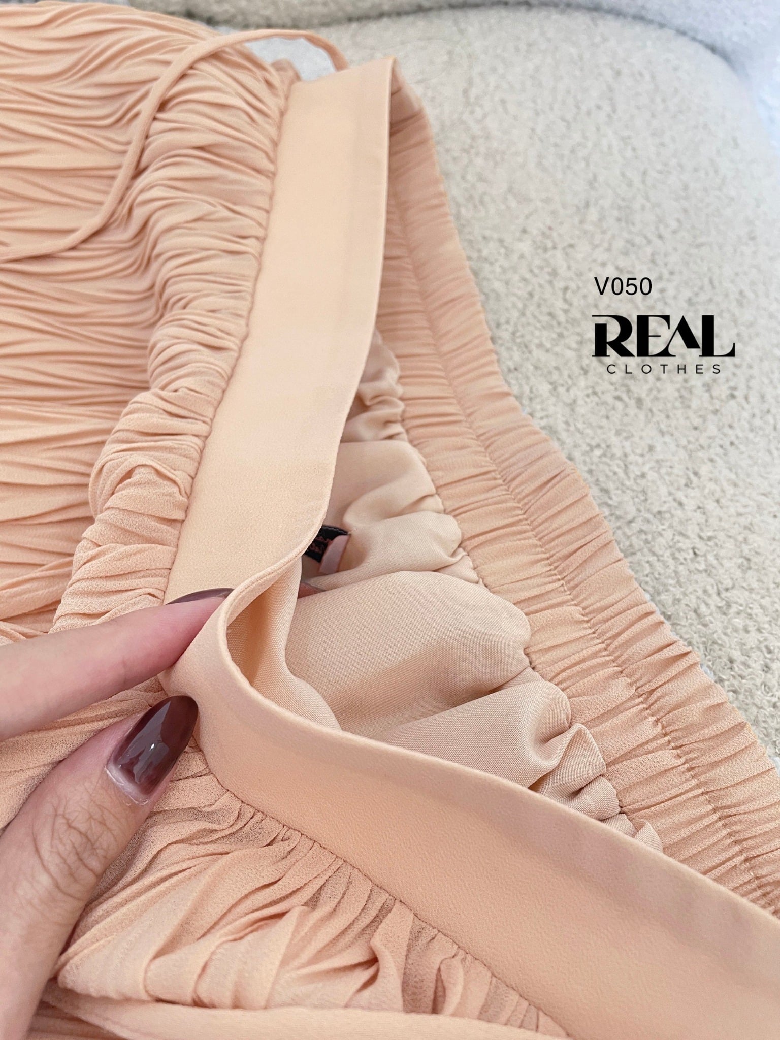 Váy Elsa cam nude FINAL SALE