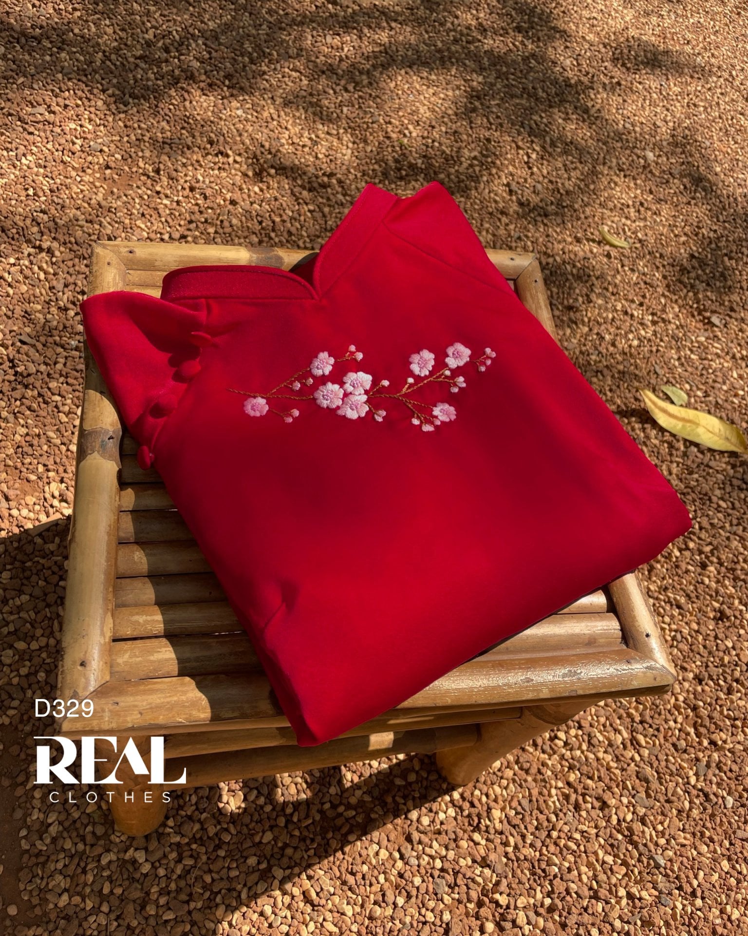 Áo dài cách tân Vivi hồng cam