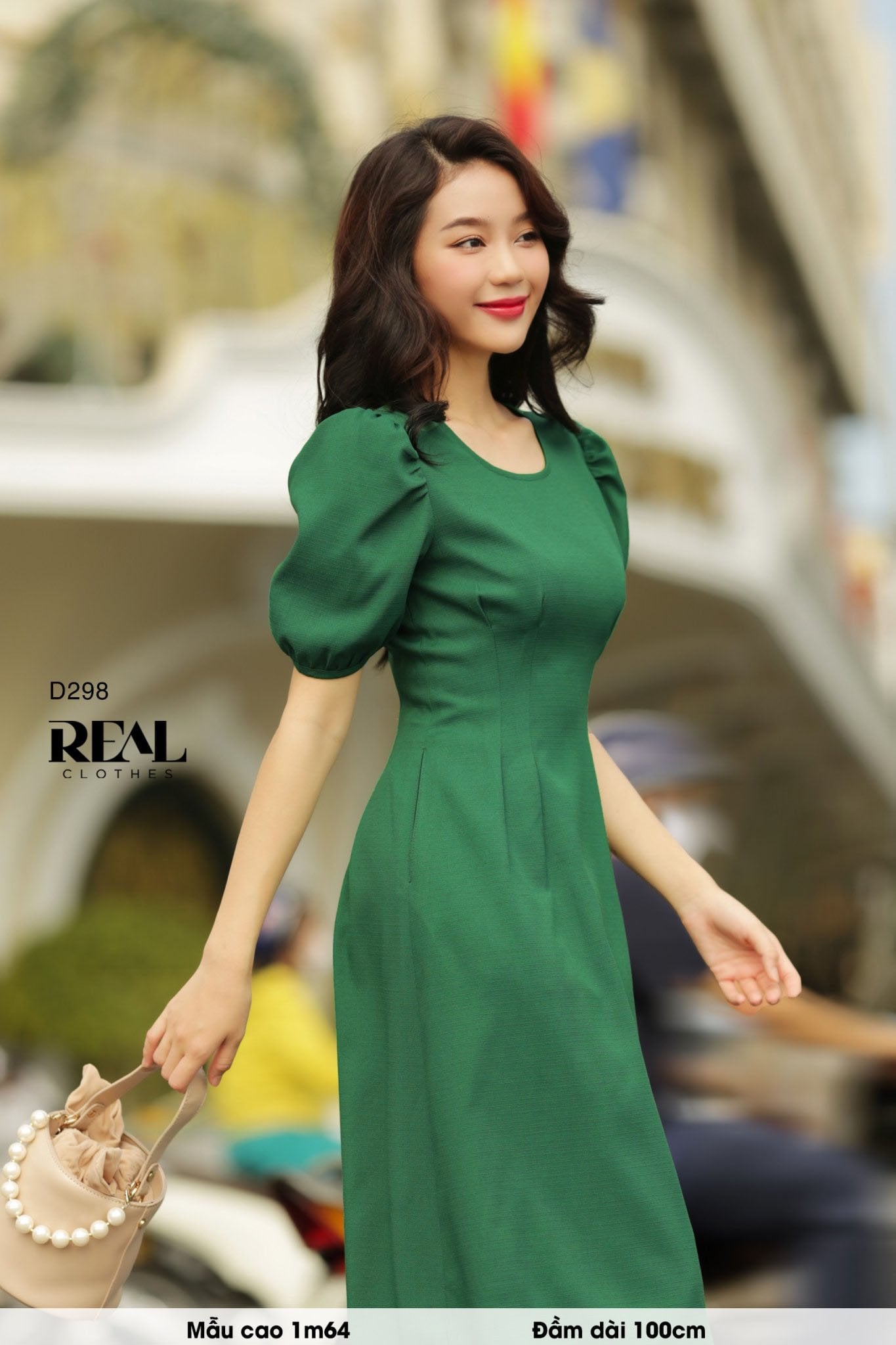 Đầm Macy xanh lá SALE