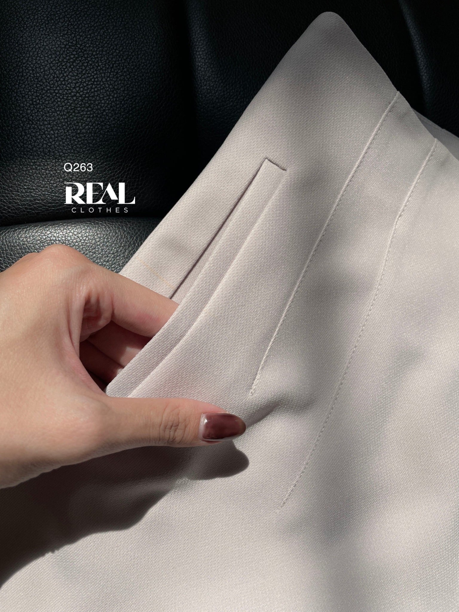 Quần suông Tokyo kem