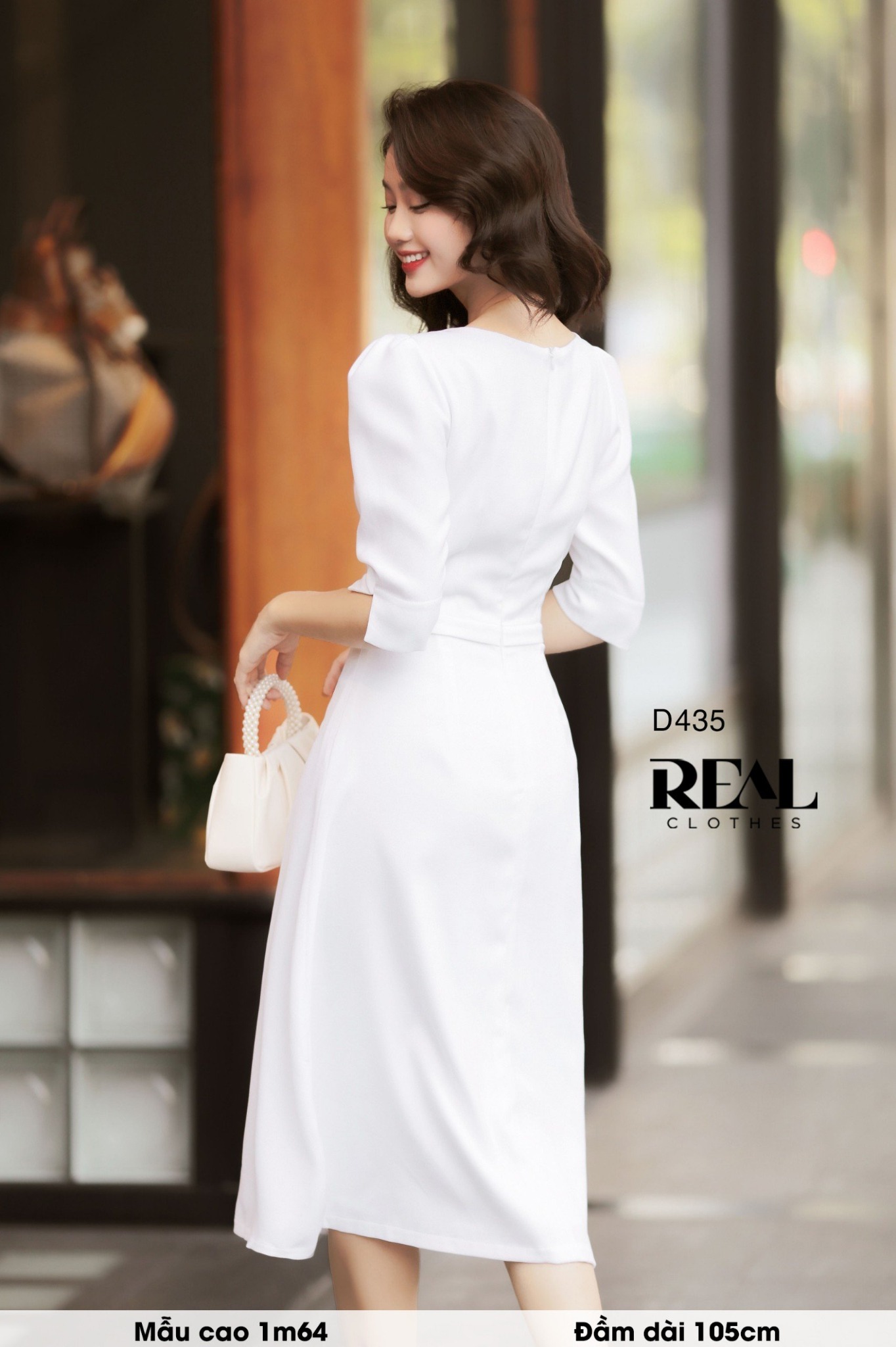 Đầm ngọc lan trắng