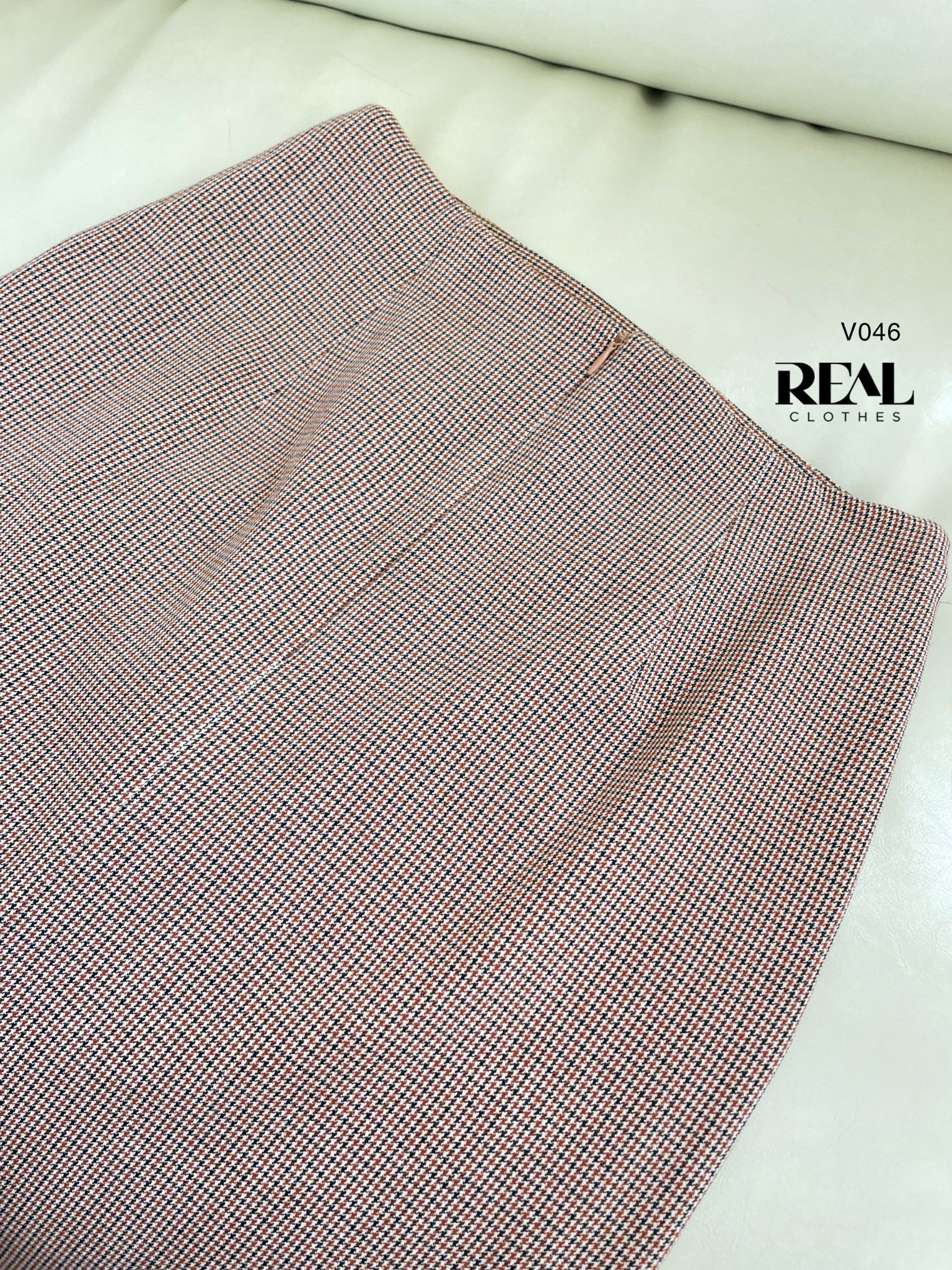 Váy Japan dài zigzag nâu SALE