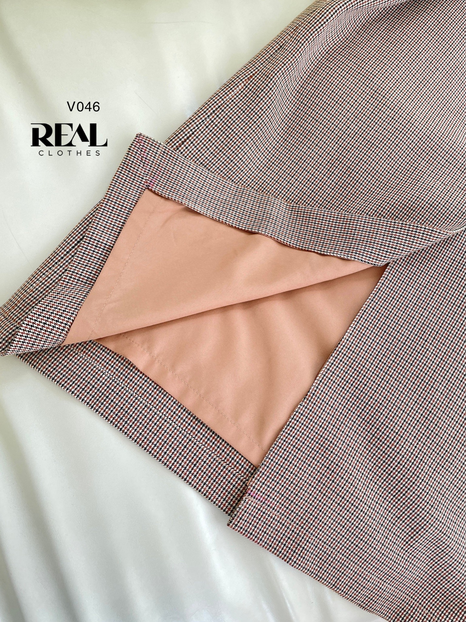 Váy Japan dài zigzag nâu SALE