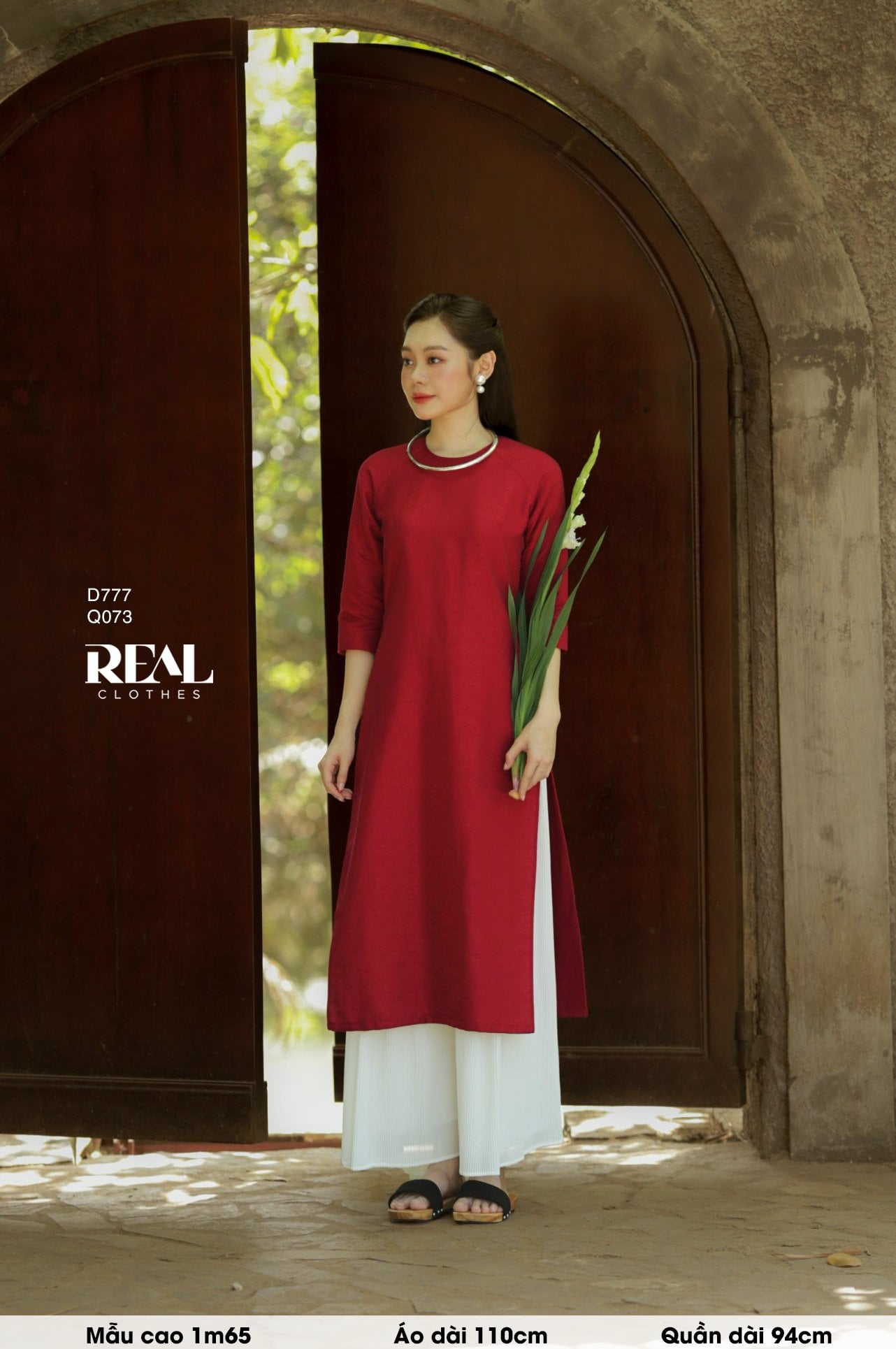 Áo dài cách tân Red