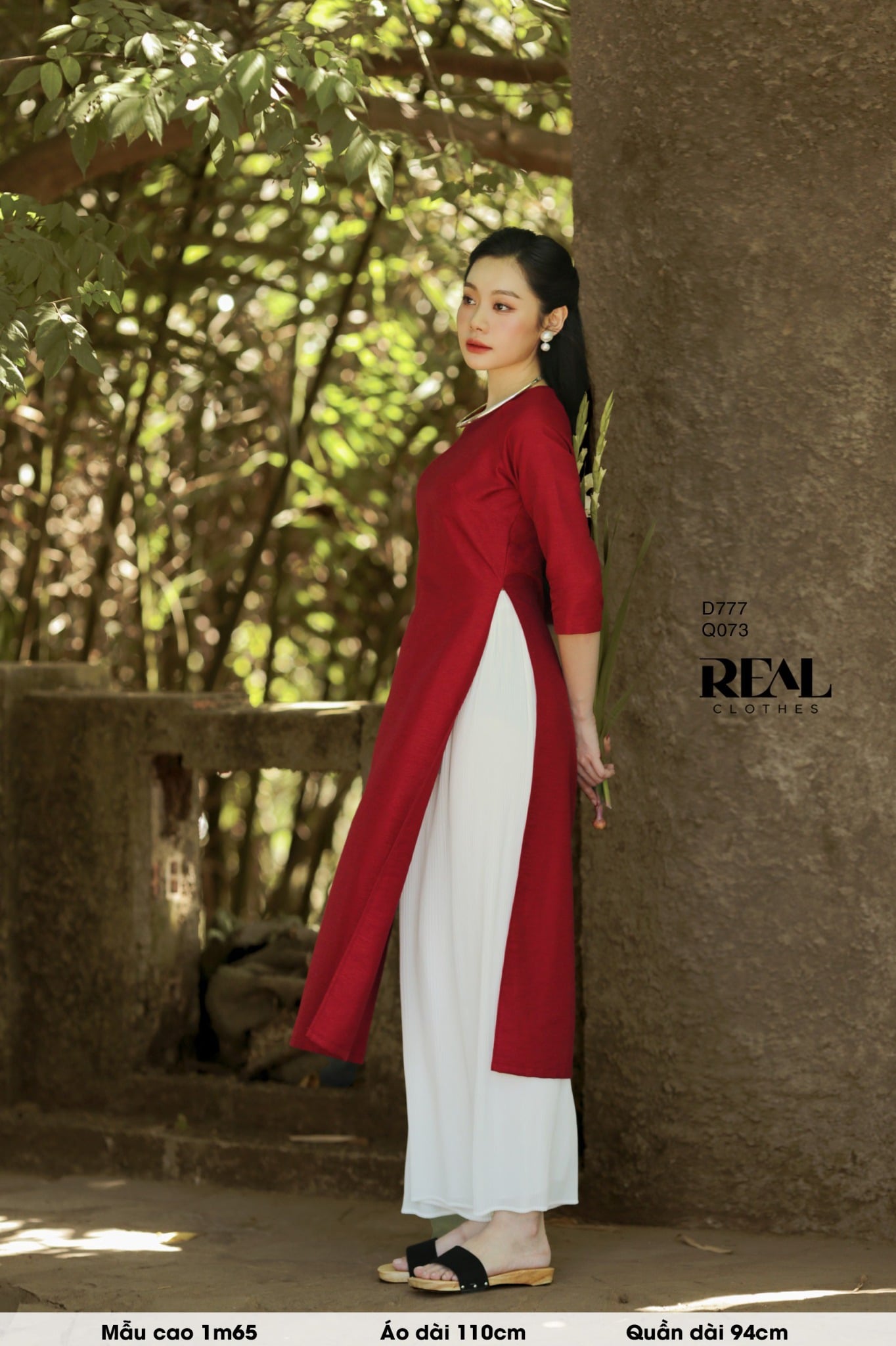 Áo dài cách tân Red