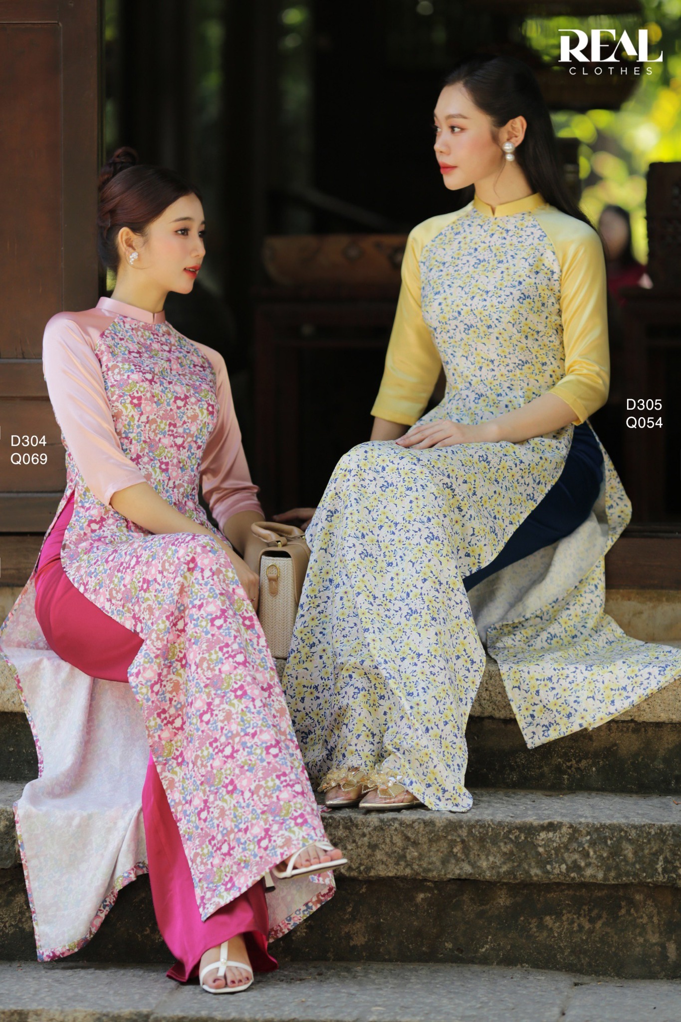 Áo dài truyền thống Ngọc Diệp vàng