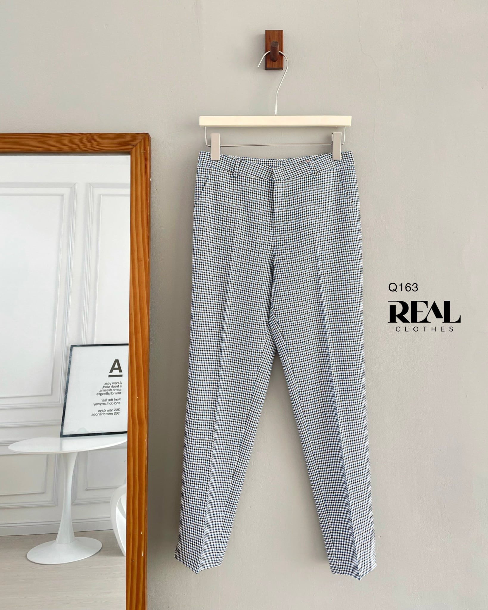 Quần ống đứng caro SALE