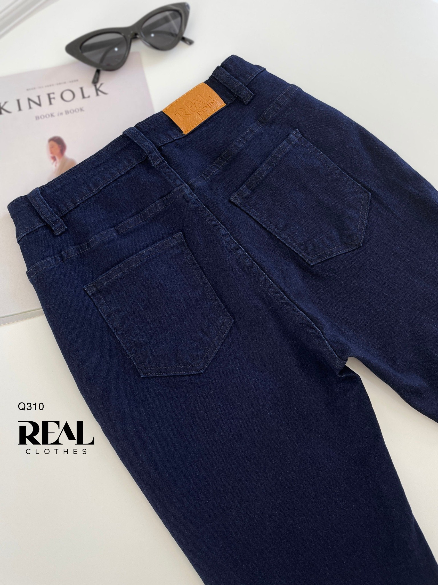 Quần Jeans skinny xanh đen SALE - size L