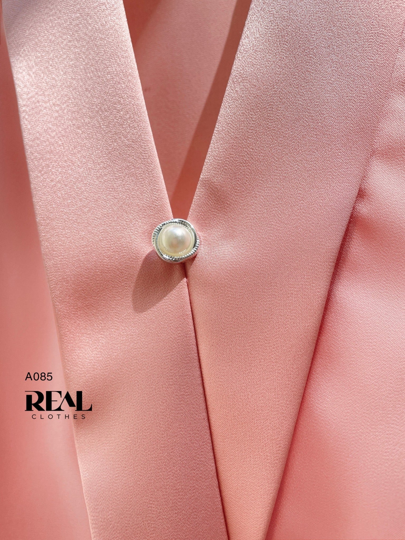 Áo Sarah lụa hồng SALE