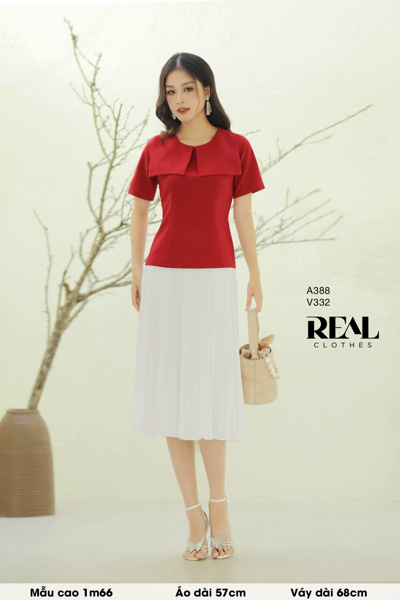 Áo Spring đỏ FINAL SALE