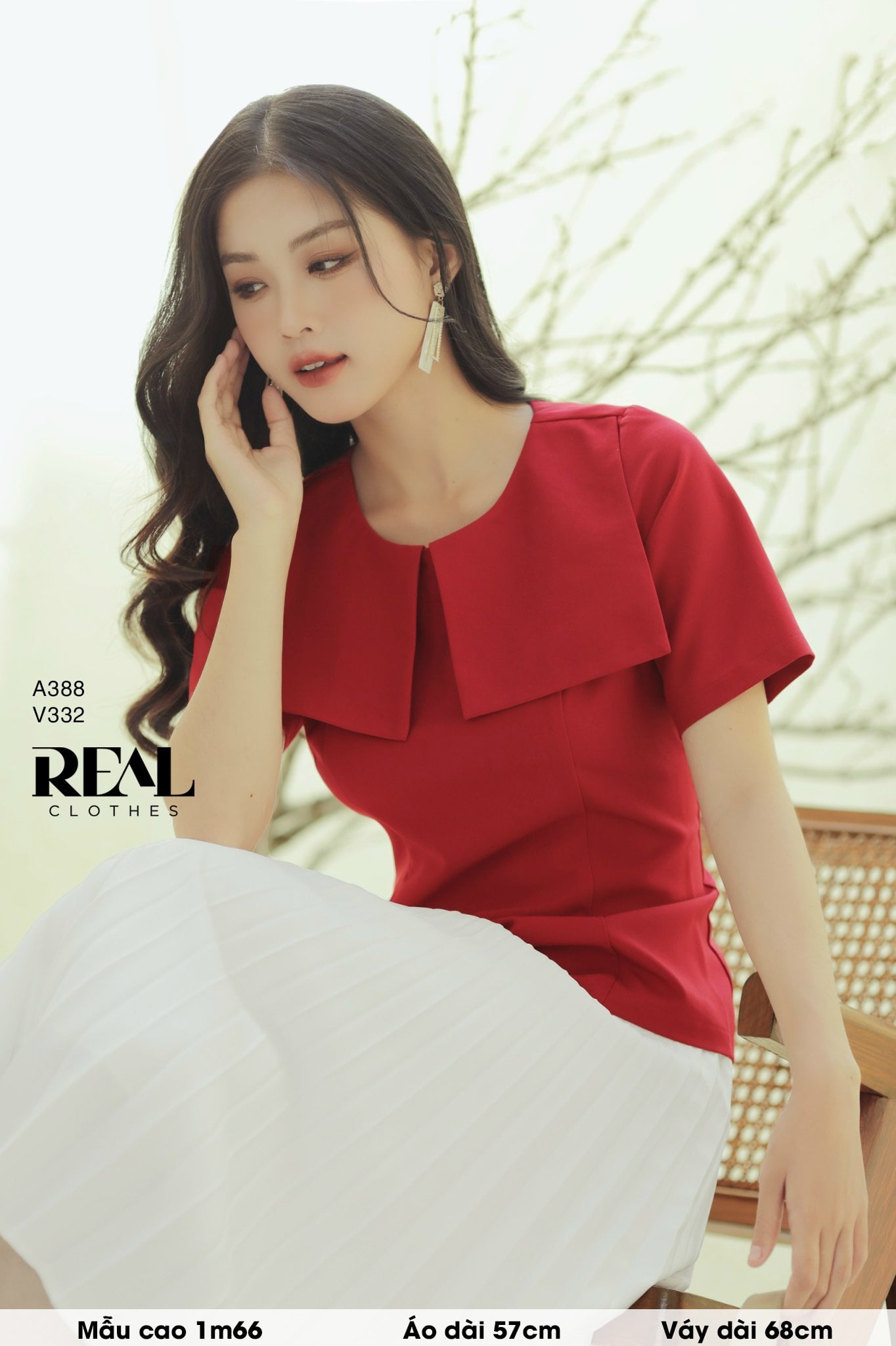 Áo Spring đỏ FINAL SALE