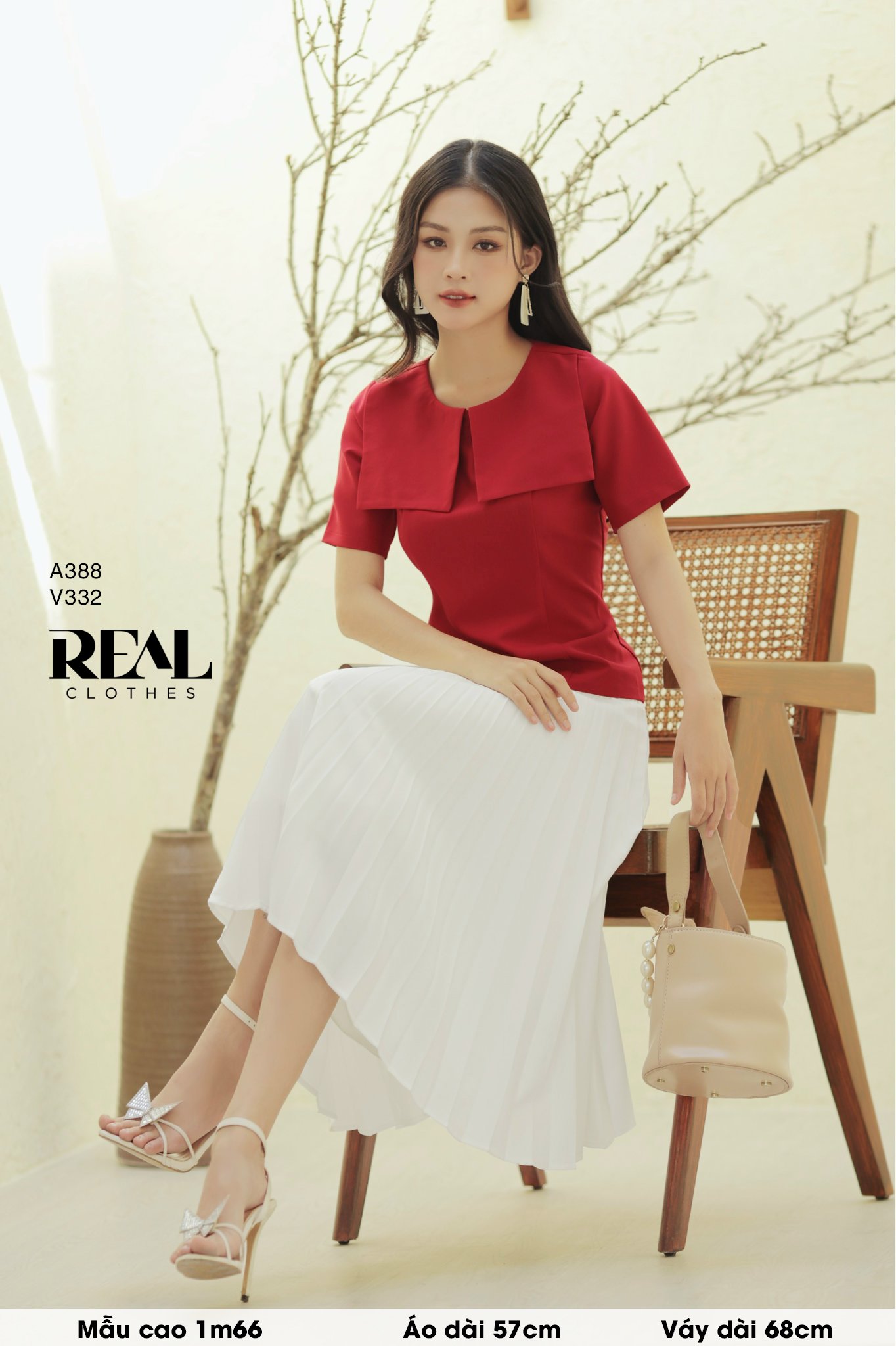 Áo Spring đỏ FINAL SALE