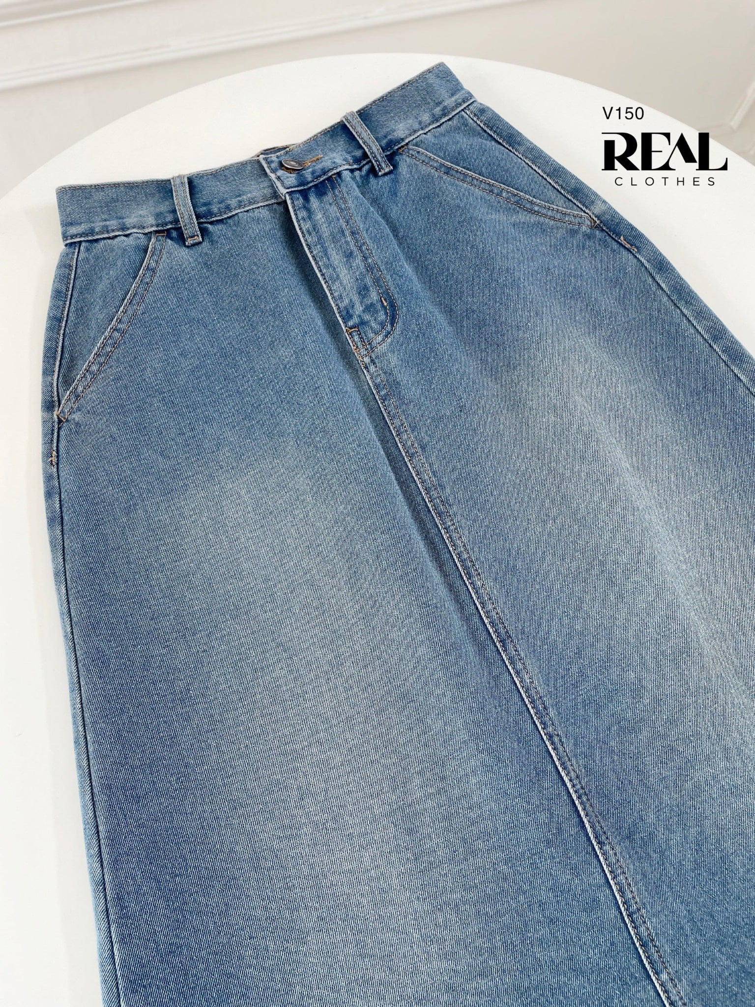 Váy Jeans xanh nhạt