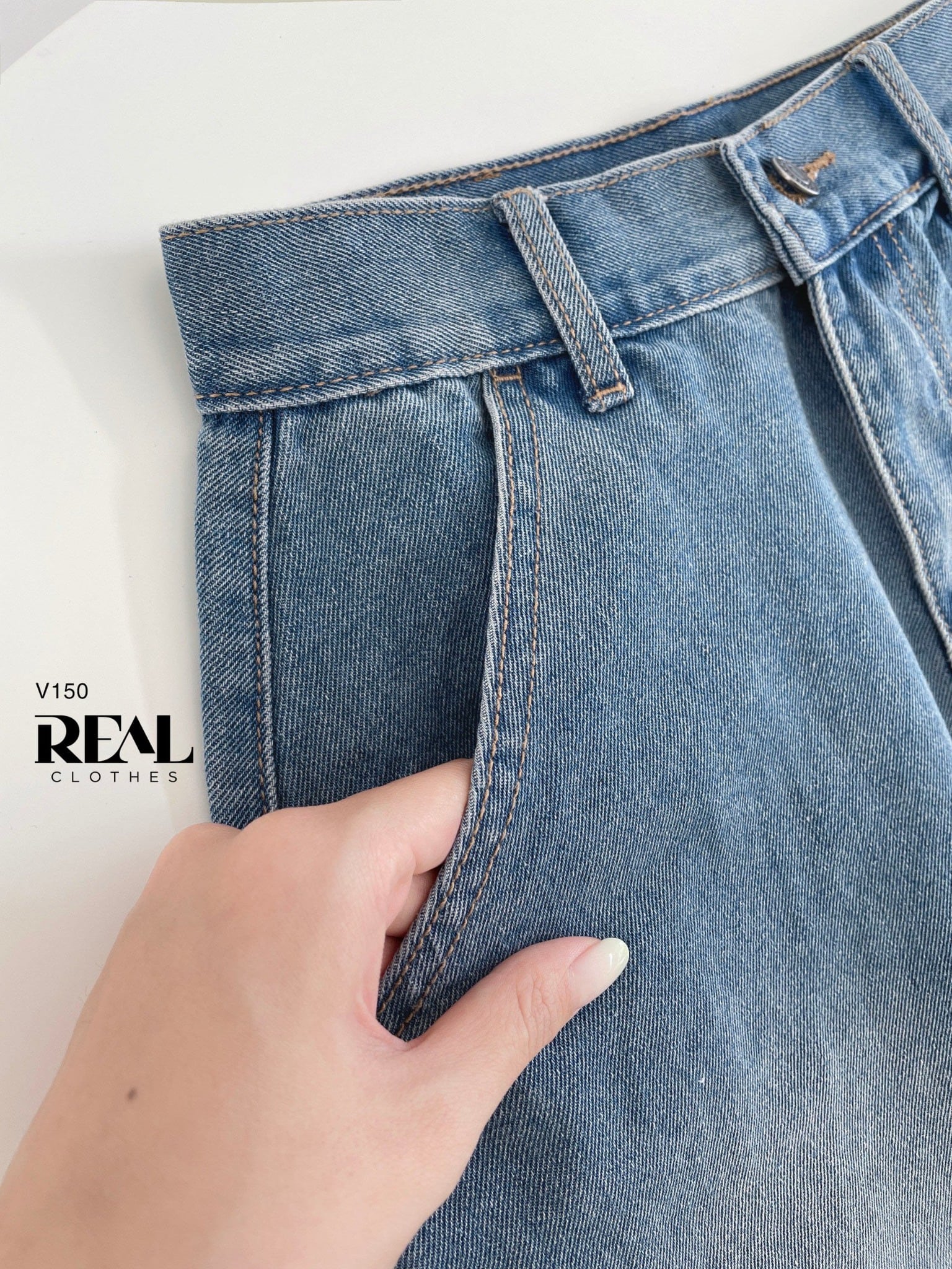 Váy Jeans xanh nhạt