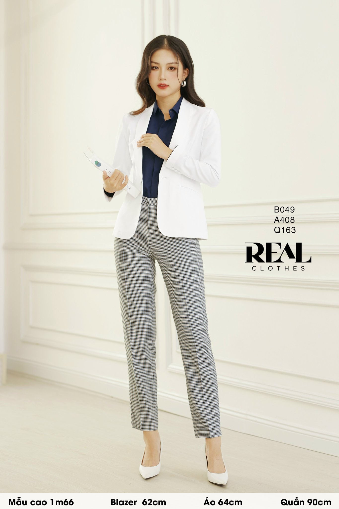 Quần ống đứng caro SALE