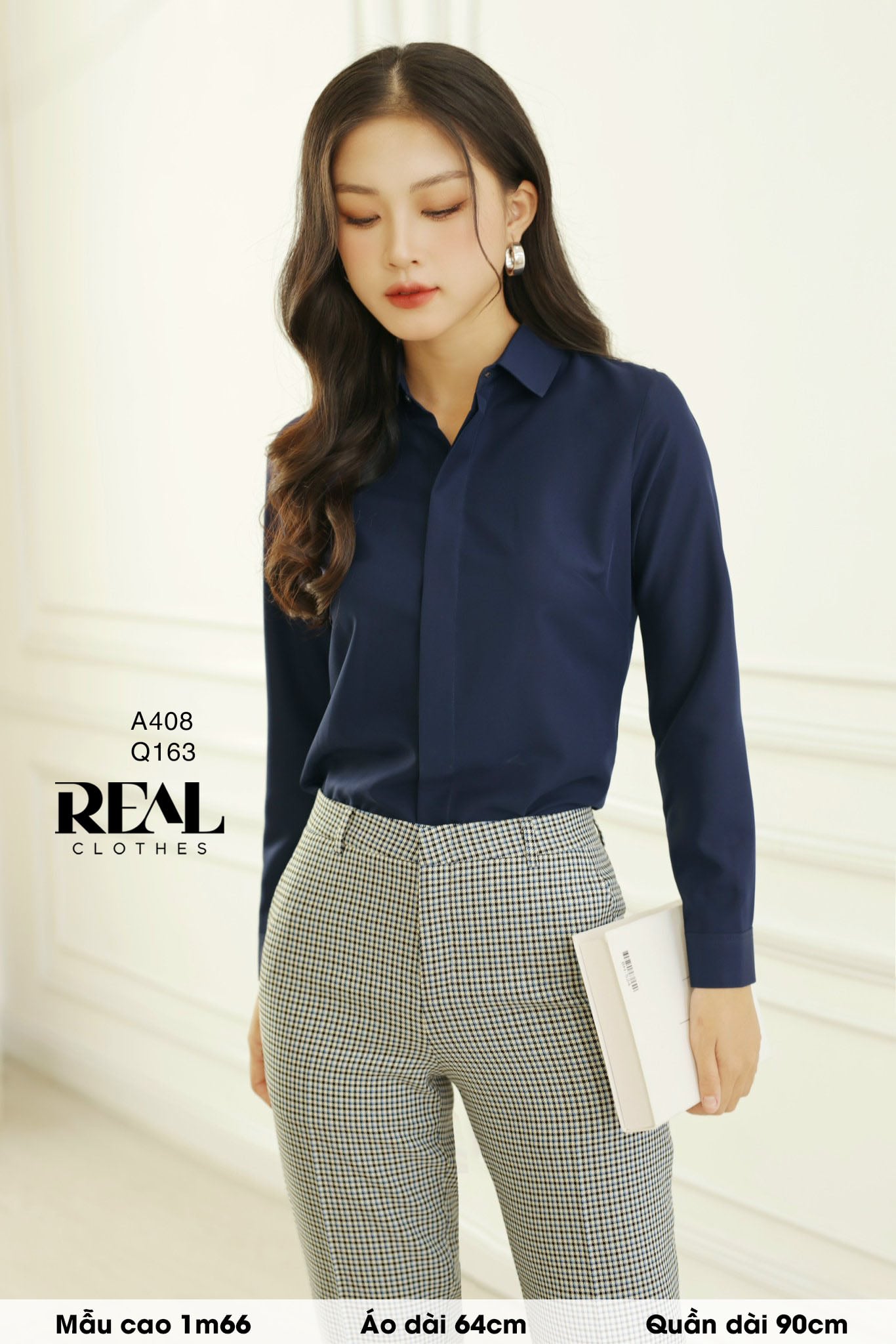 Quần ống đứng caro SALE