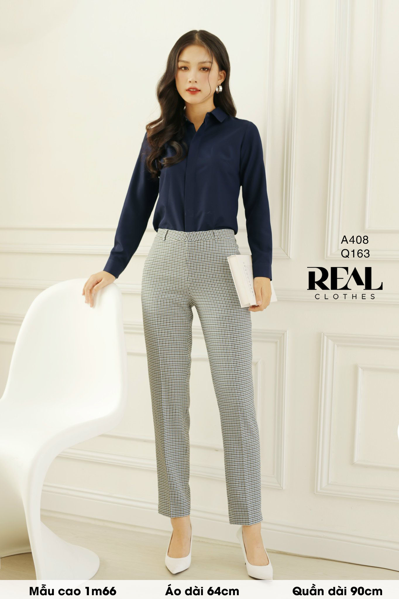 Sơ mi cổ Đức xanh đen SALE