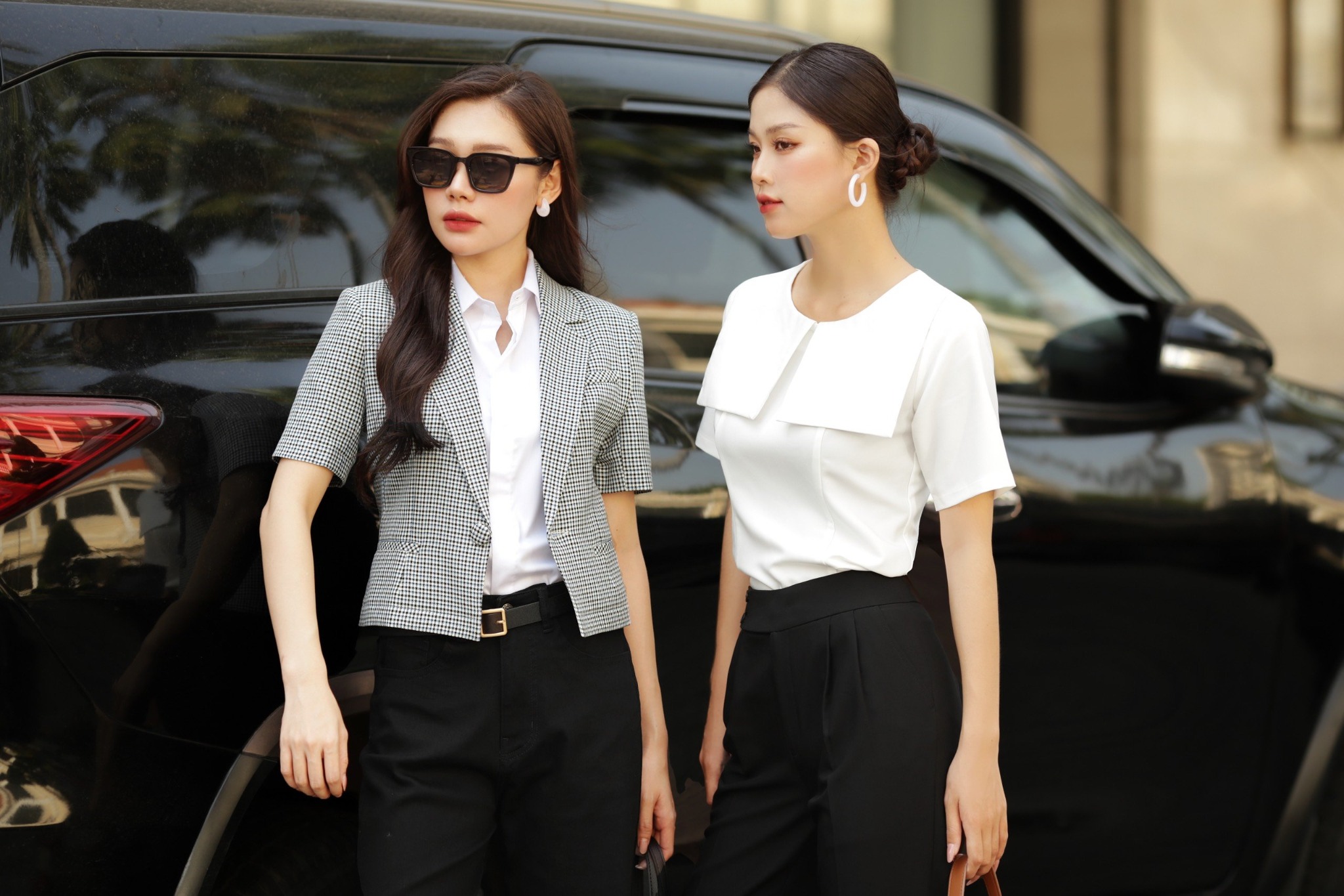 Sơ mi trắng không tay