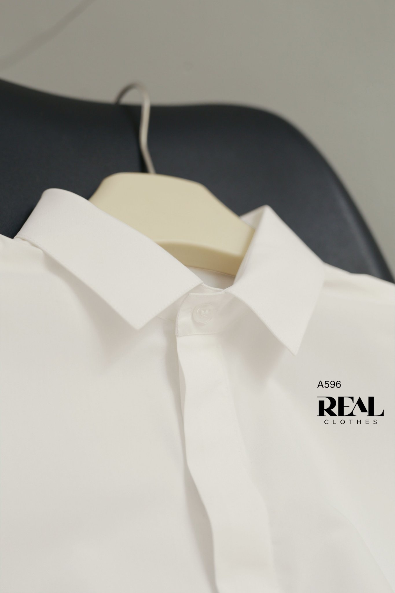 Sơ mi lụa sồi trắng tay dài