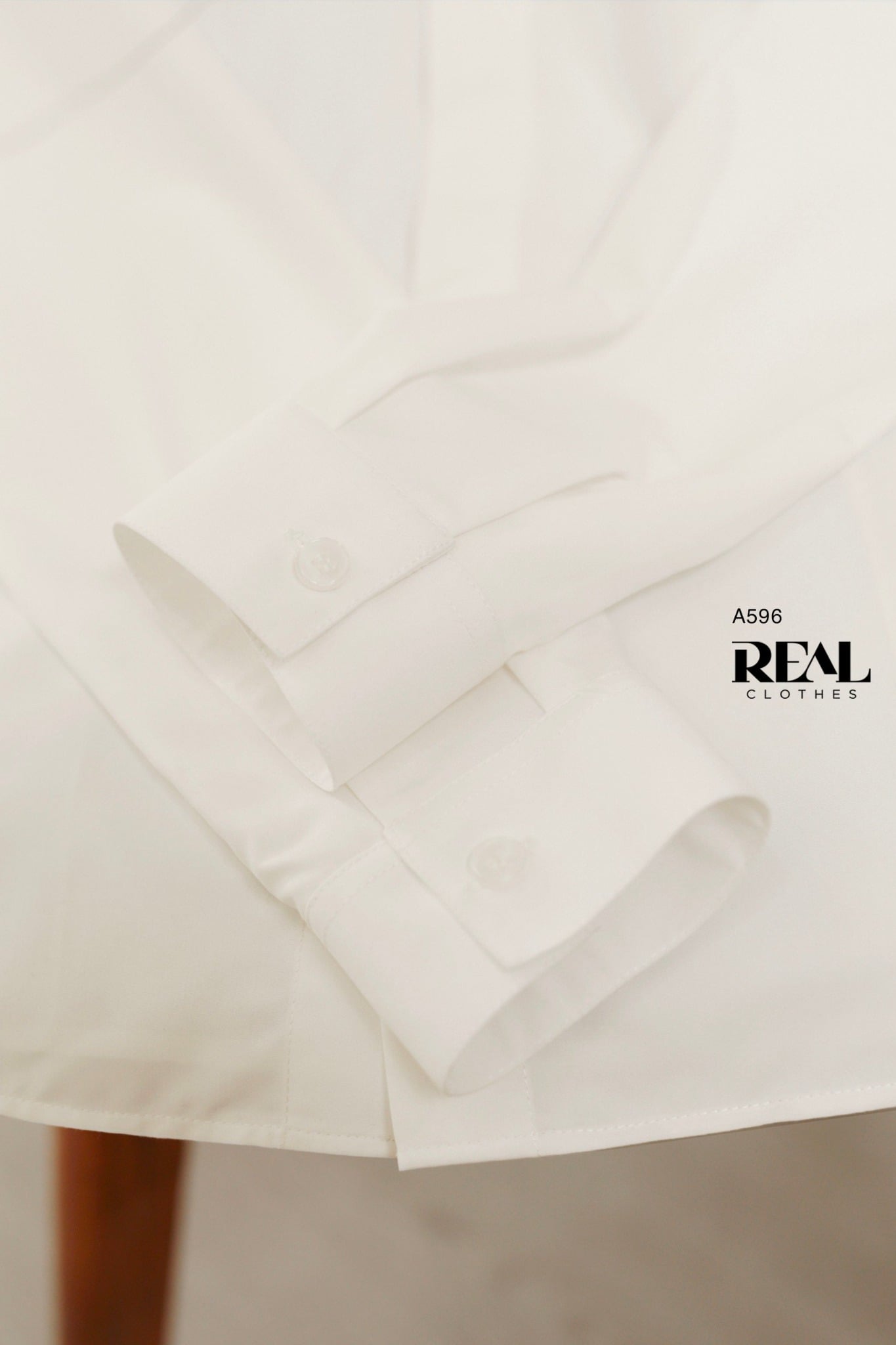 Sơ mi lụa sồi trắng tay dài