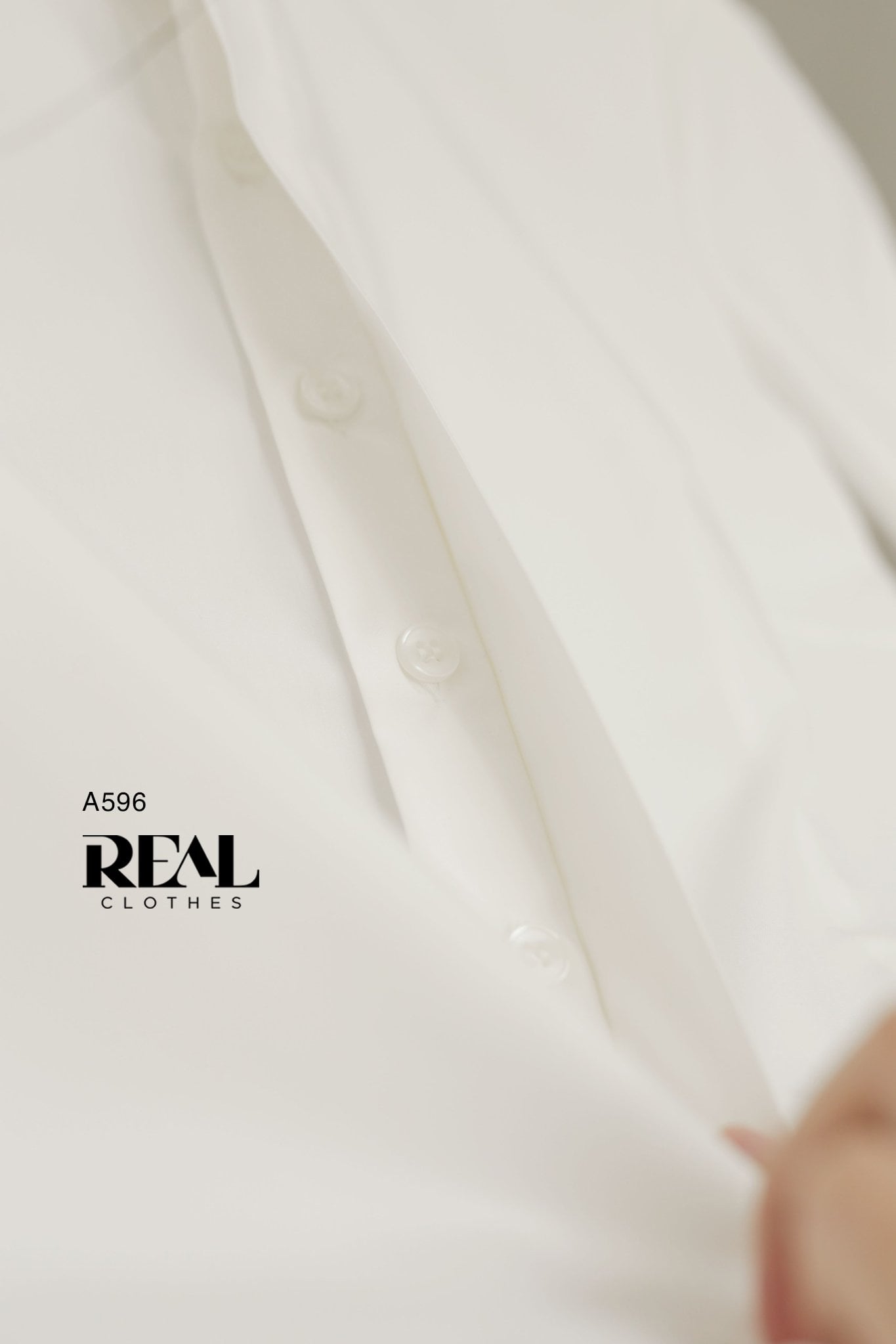 Sơ mi lụa sồi trắng tay dài