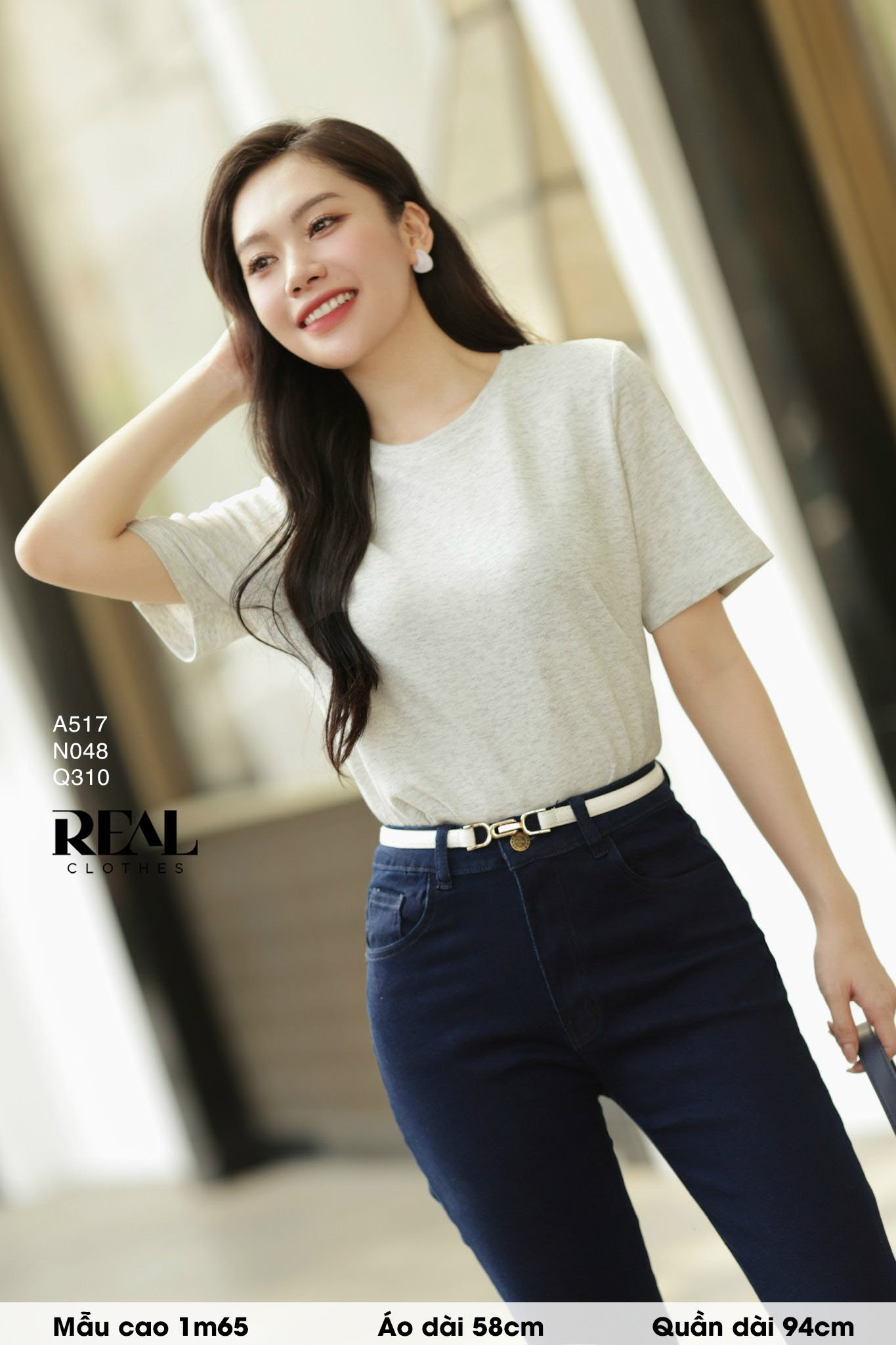 Quần Jeans skinny xanh đen SALE - size L