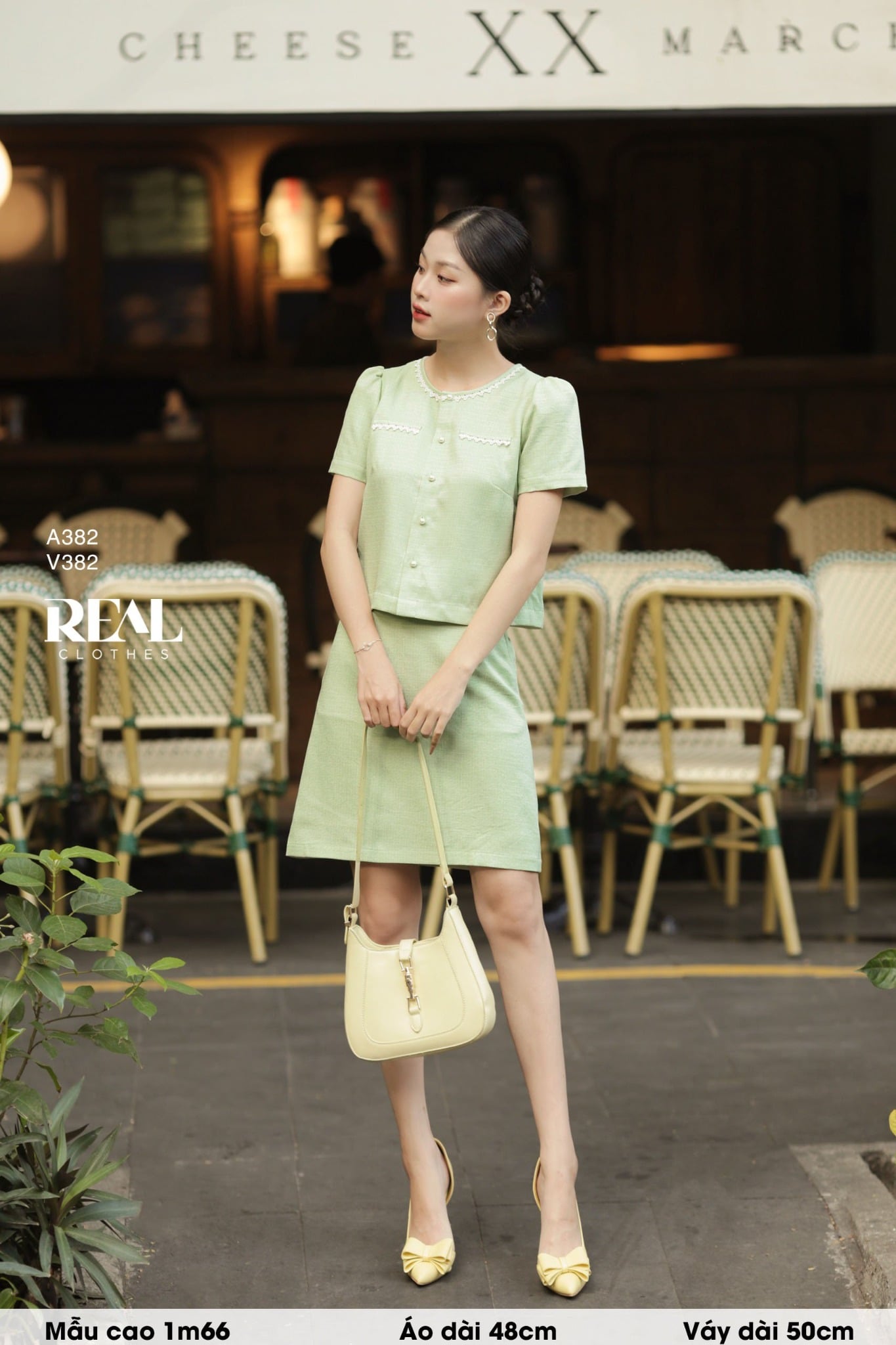 Váy Summer Lily xanh bơ MỚI SALE