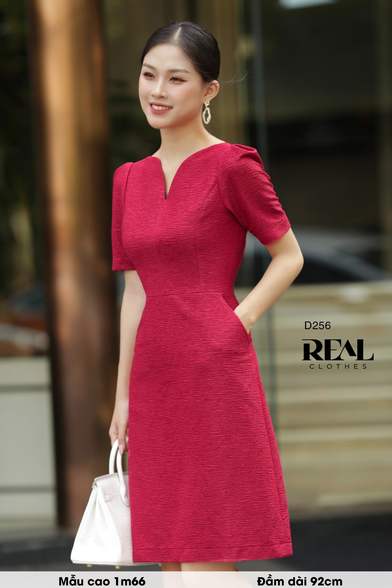 Đầm vivian đỏ