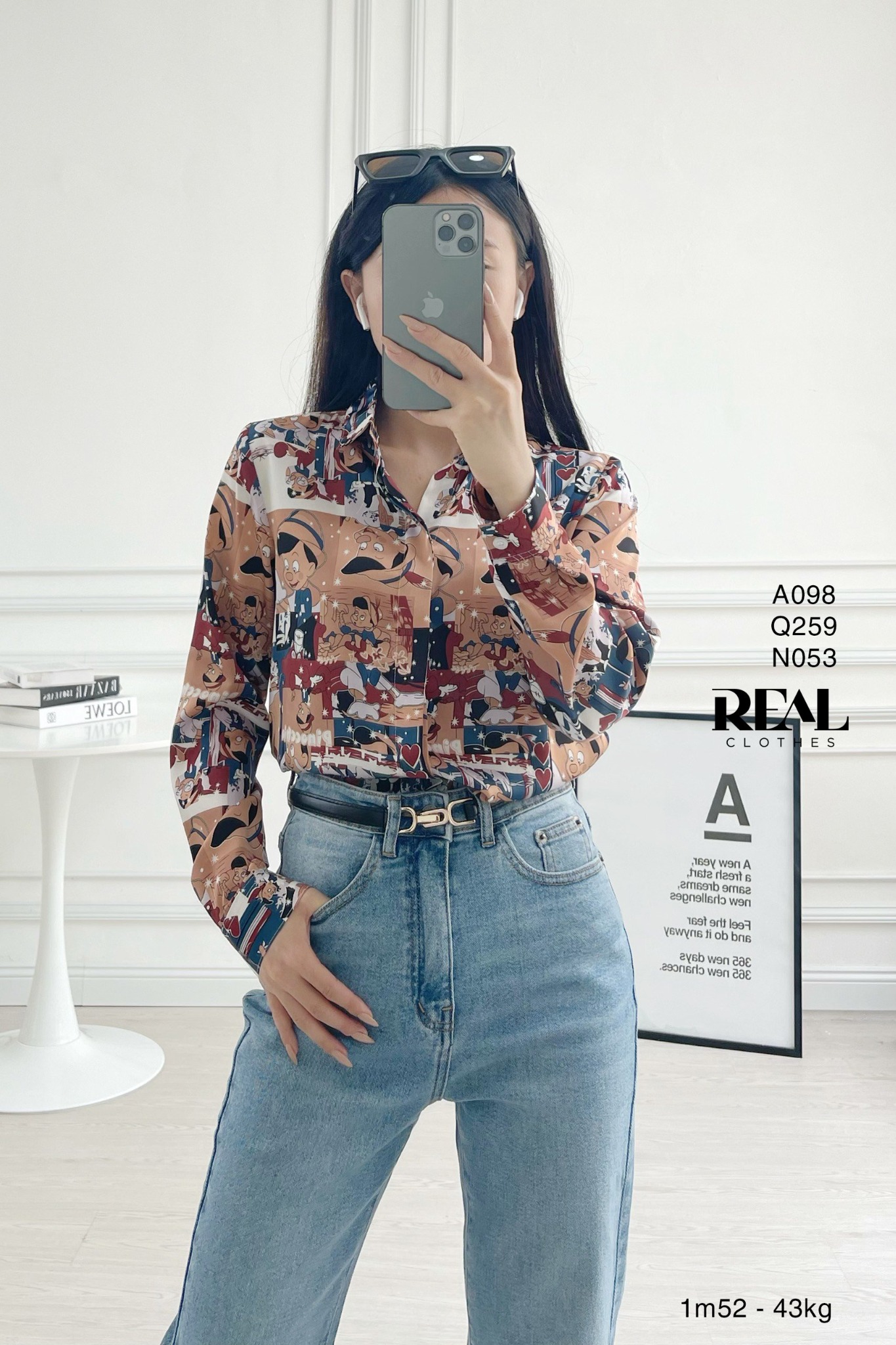 Sơ mi satin Pinocchio SALE