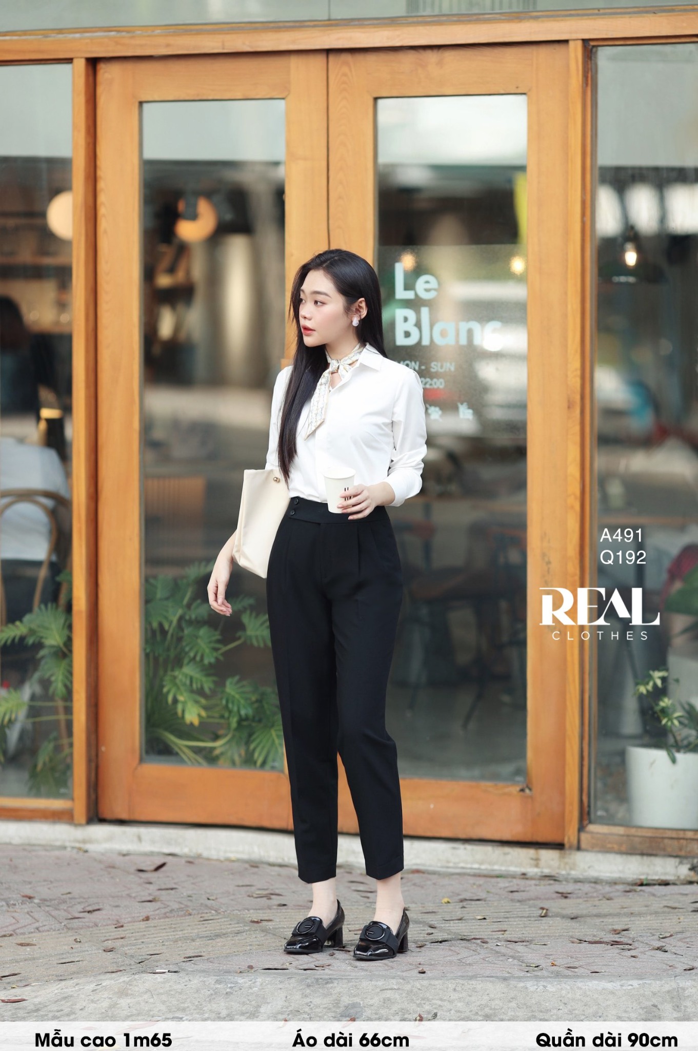 Sơ mi cổ mềm trắng MỚI