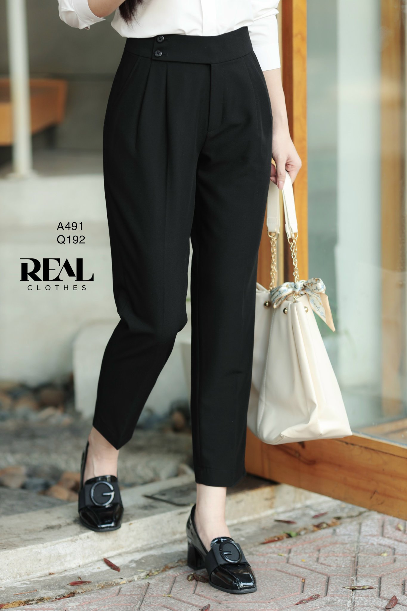 Sơ mi cổ mềm trắng MỚI