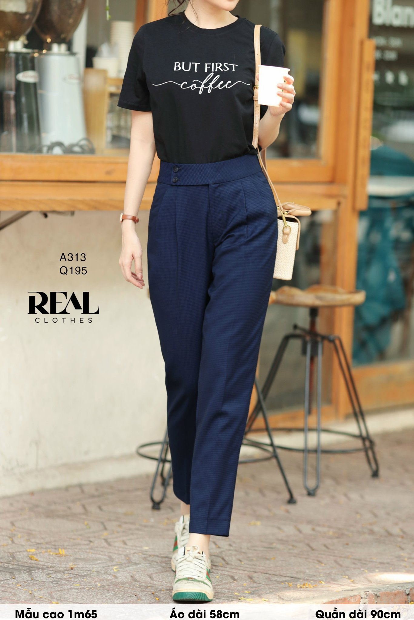 Quần Sakura ô vuông xanh SALE