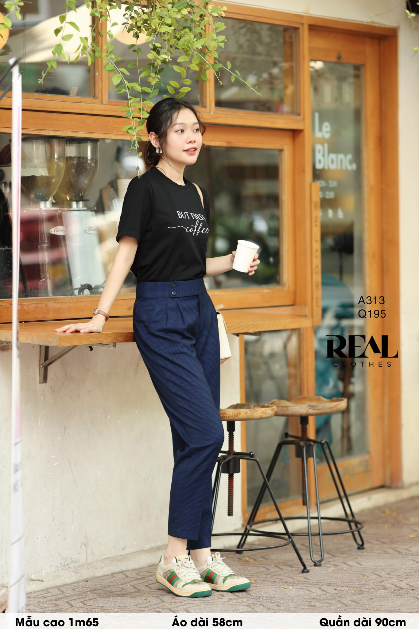 Quần Sakura ô vuông xanh SALE