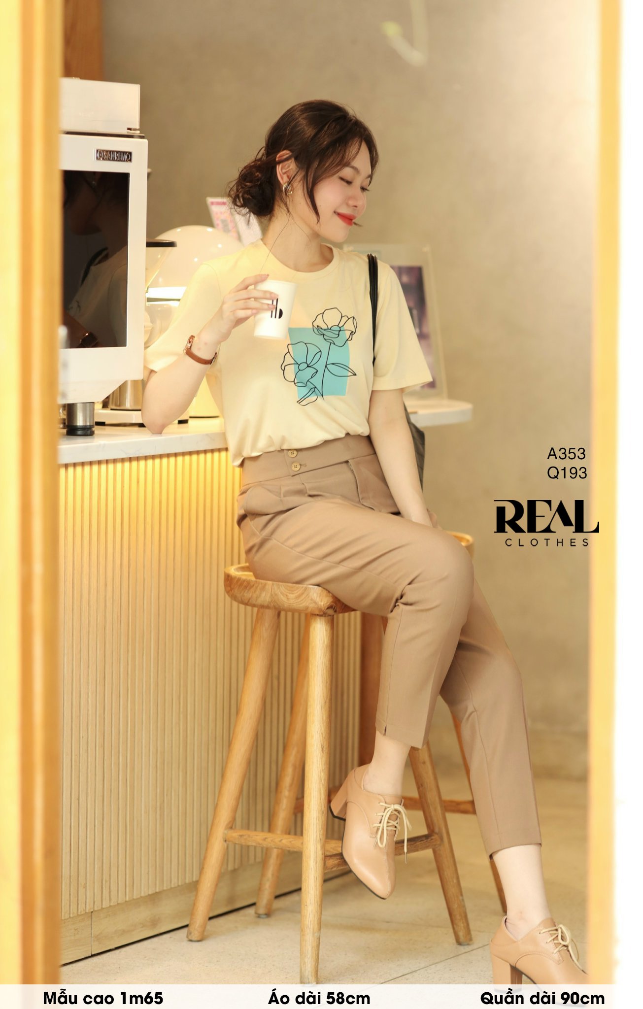 Áo thun cotton nude PRINT SALE