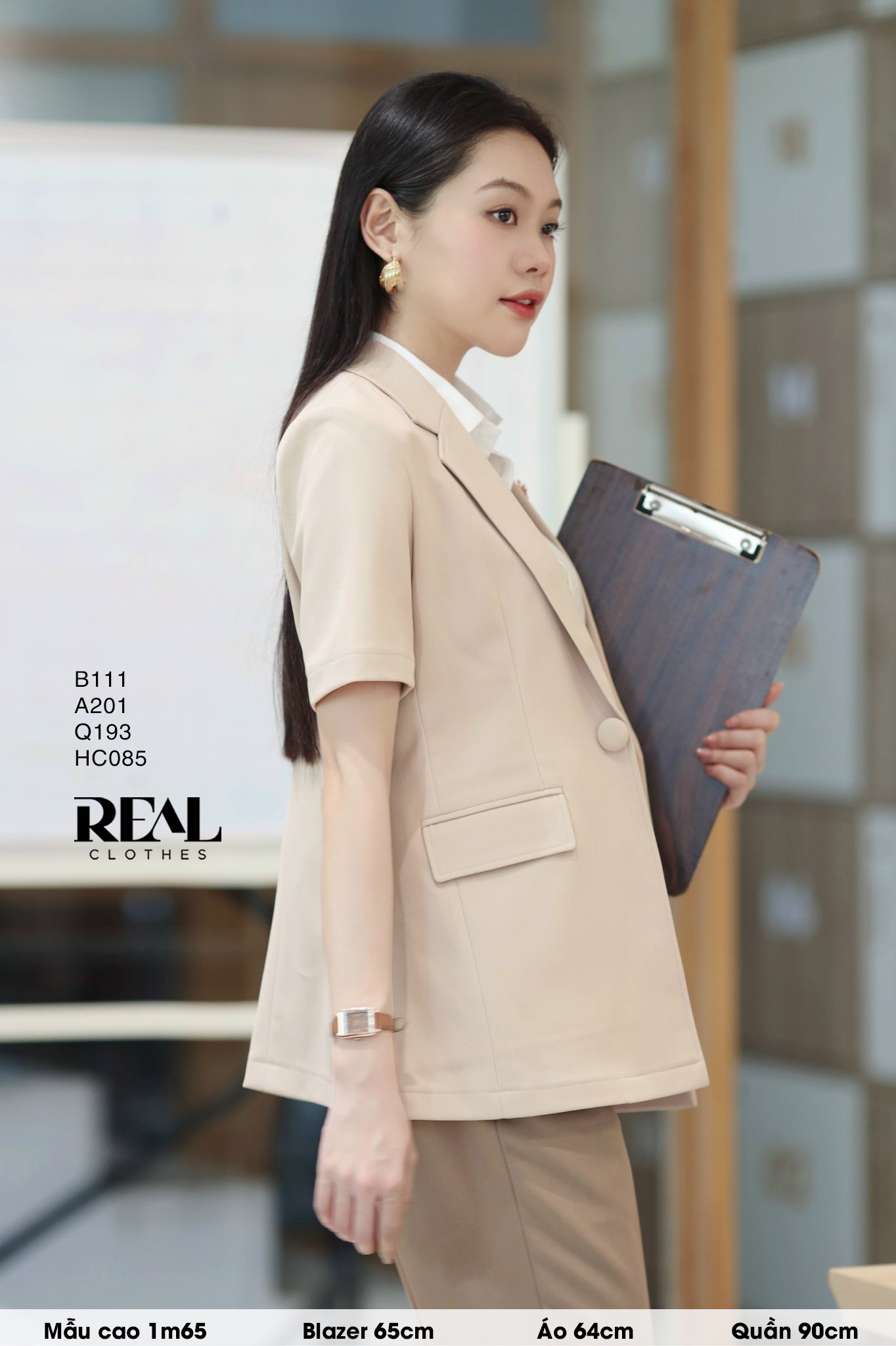 Sơ mi lụa sồi trắng tay đủ