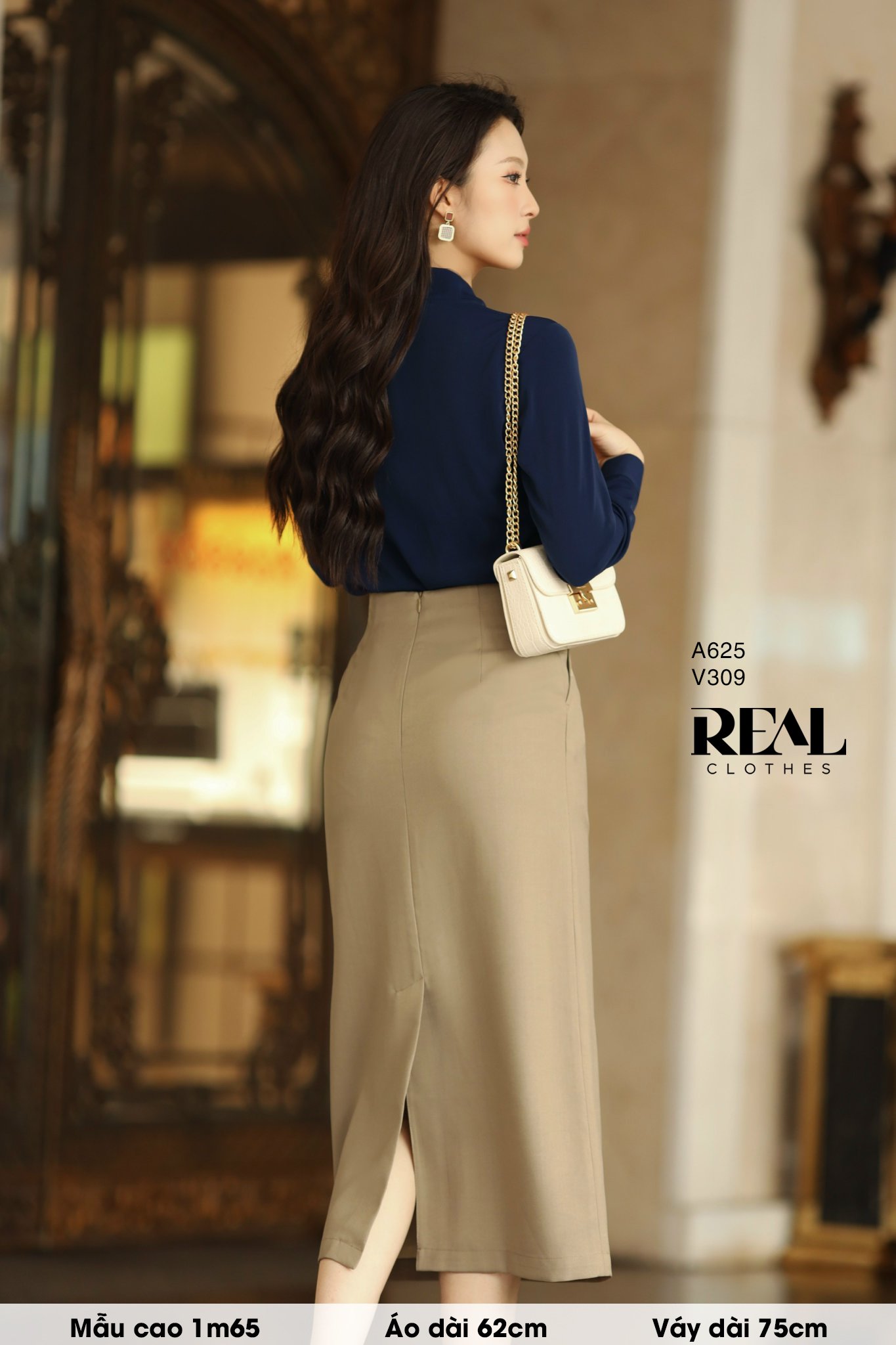 Áo cà vạt xanh đen