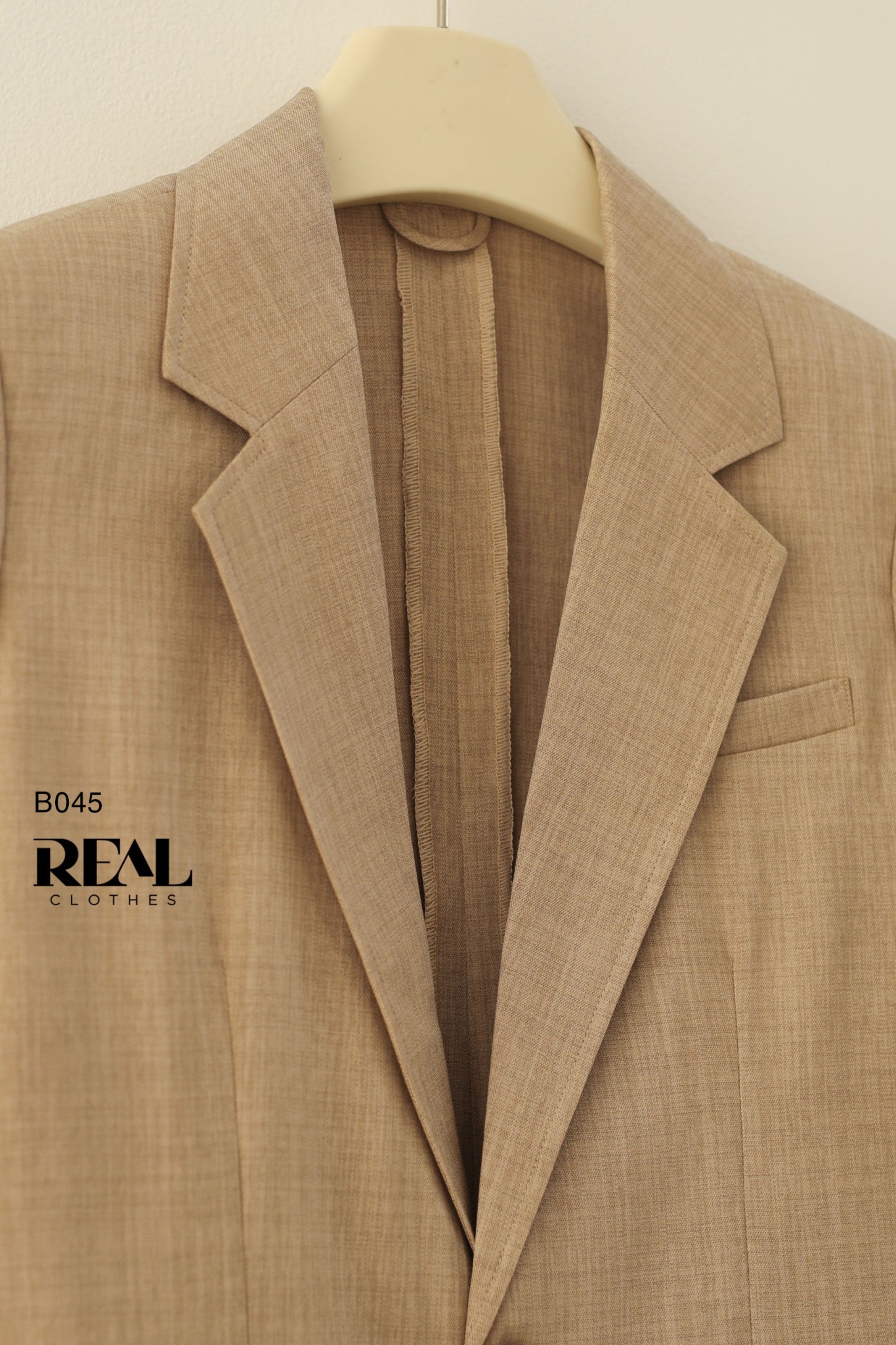 Blazer tay ngắn nâu vàng SALE