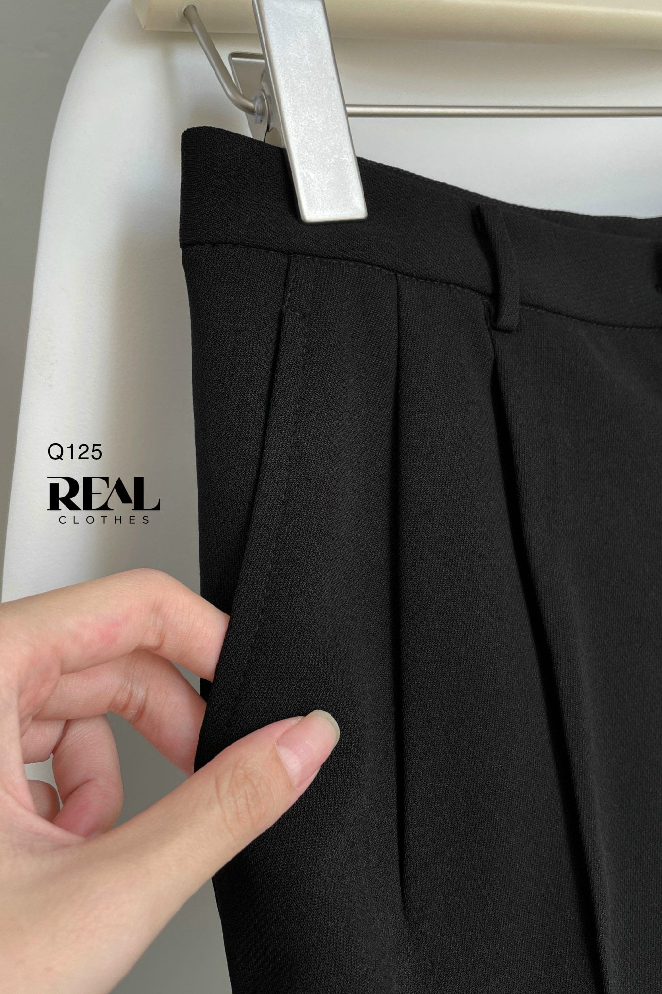 Quần lưng cao cindy đen SALE