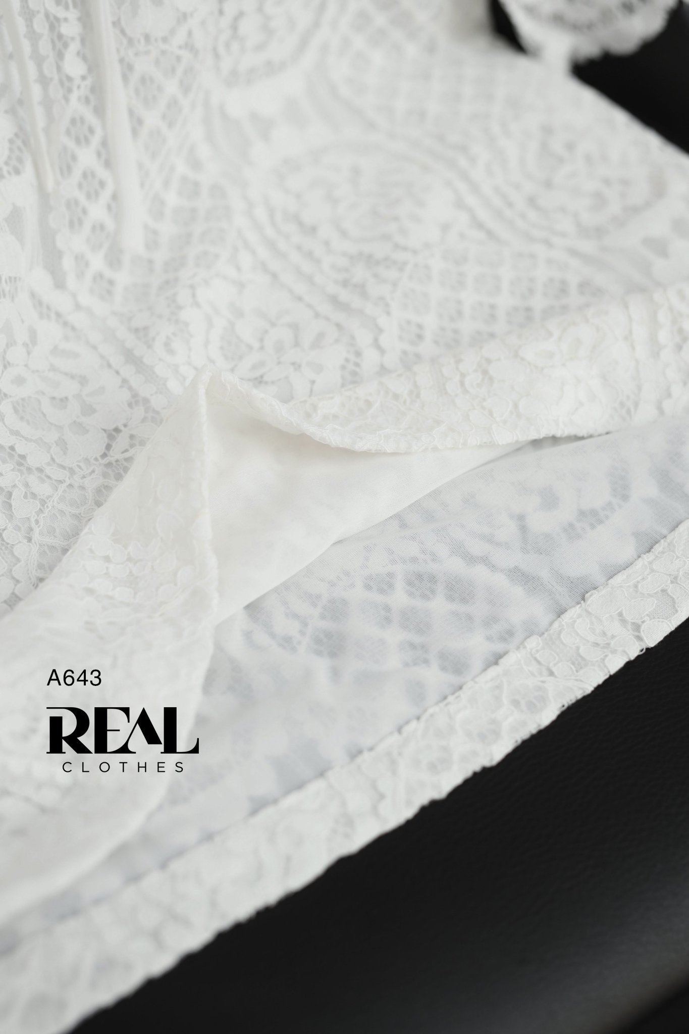 Áo ren nơ trắng MỚI SALE