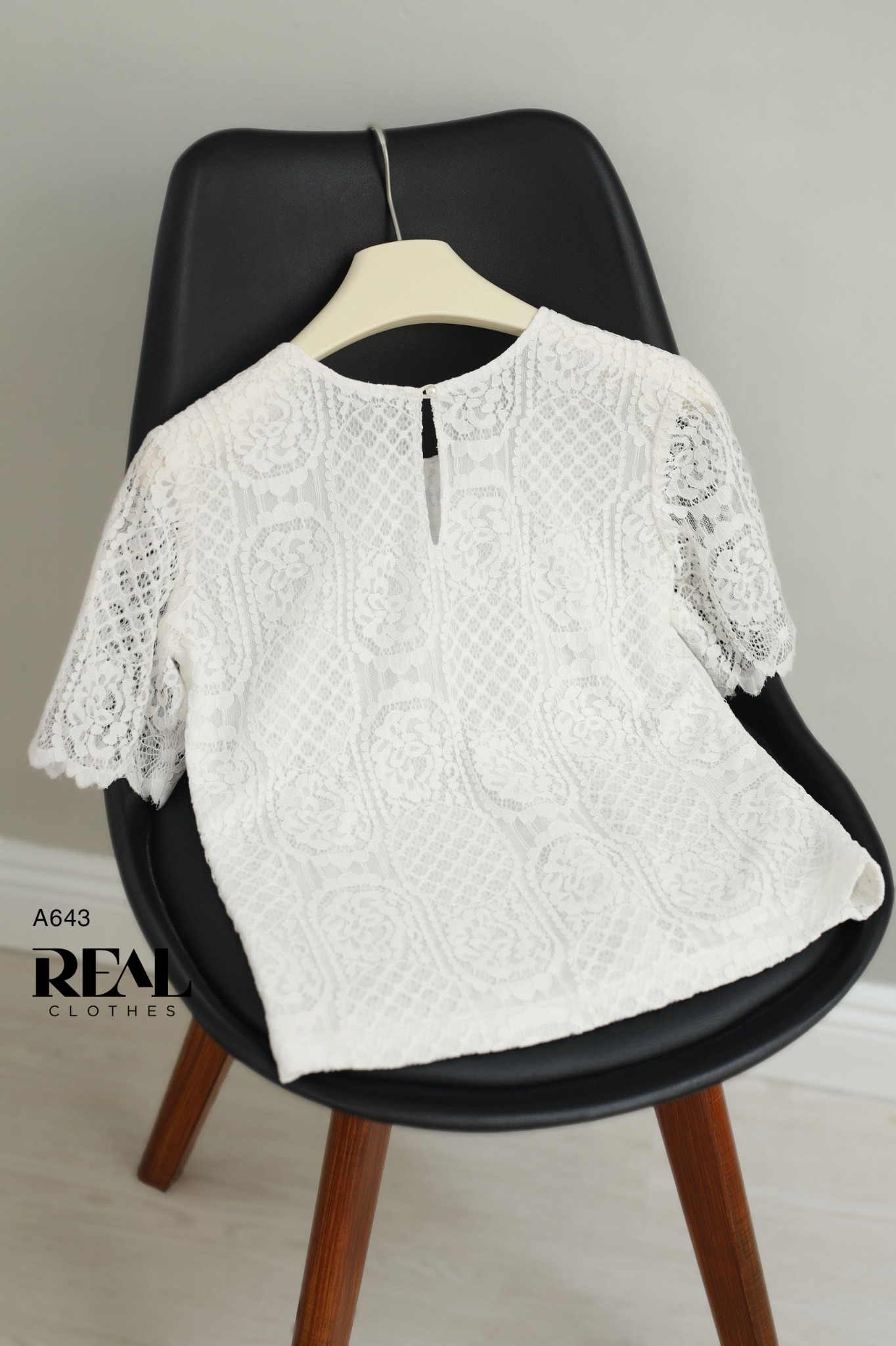 Áo ren nơ trắng MỚI SALE