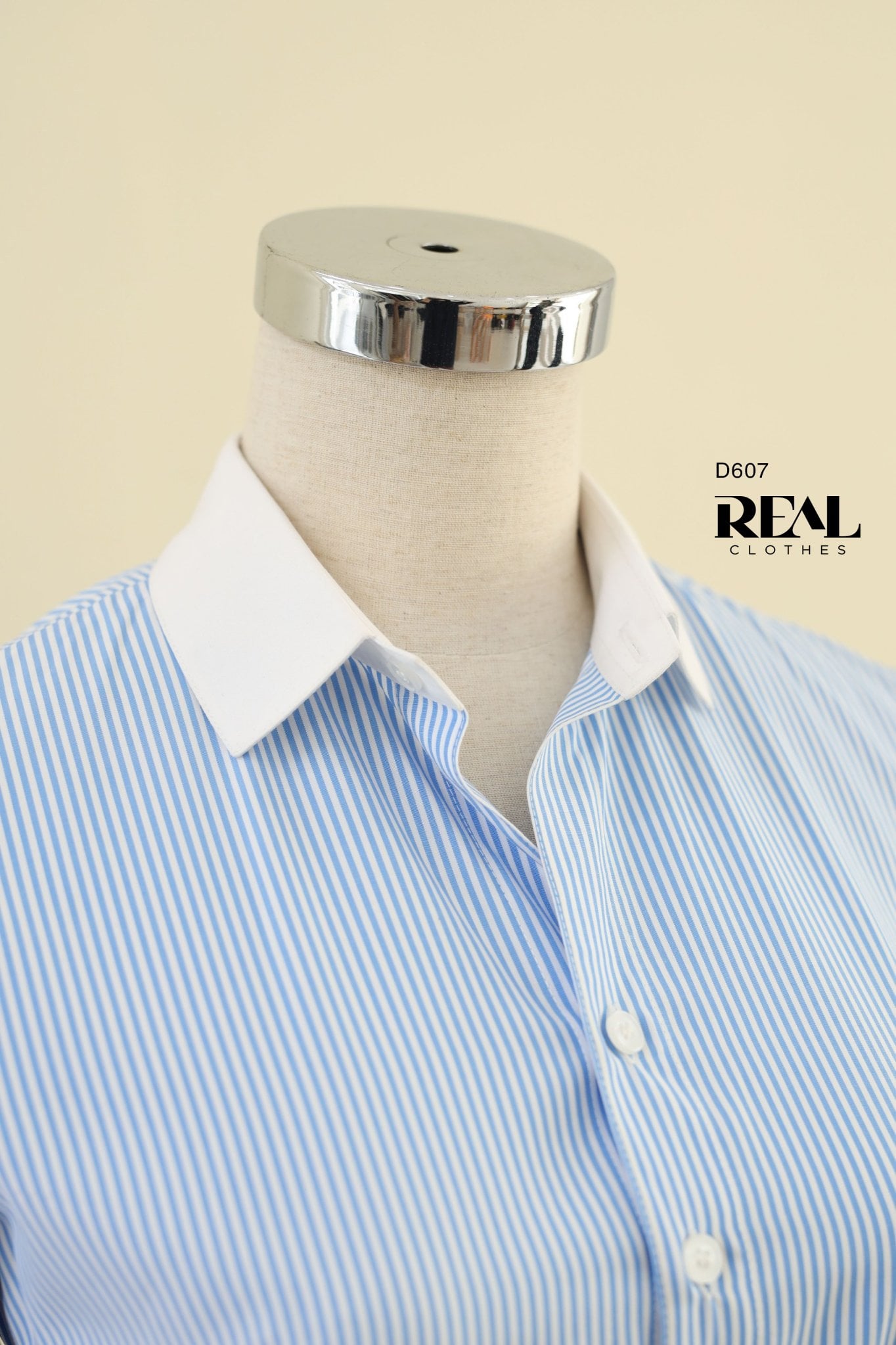 Đầm sơ mi xòe blue SALE