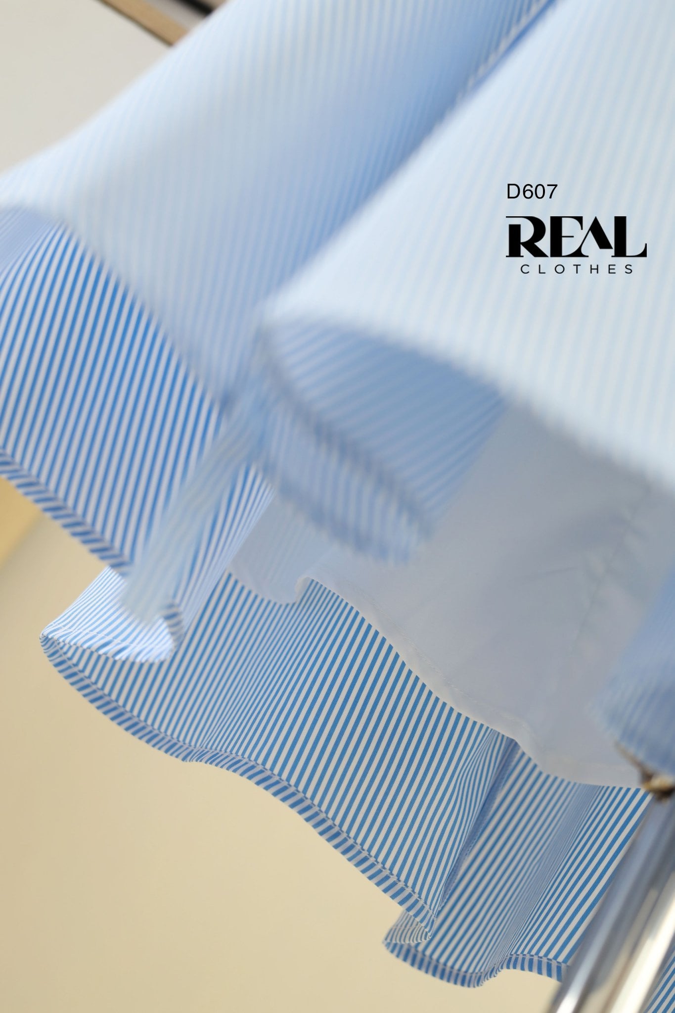 Đầm sơ mi xòe blue SALE