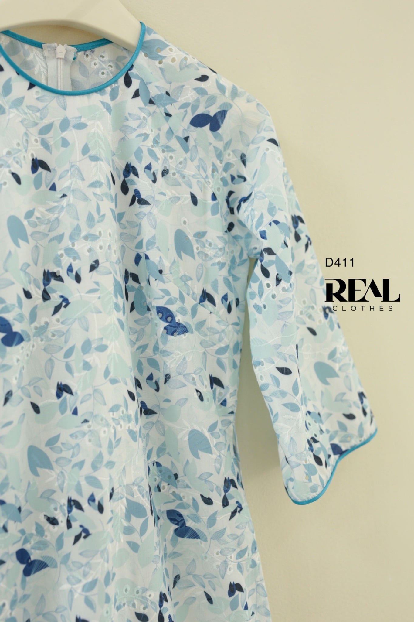 Áo dài cách tân thanh mai blue LÓT SALE