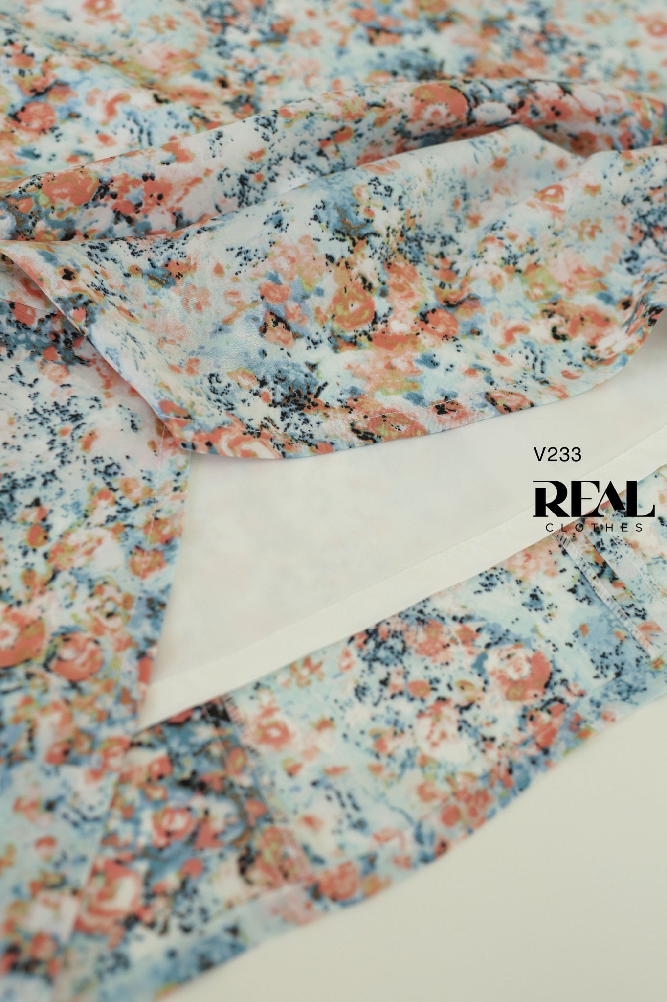 Váy 8 mảnh midi loang cam SALE