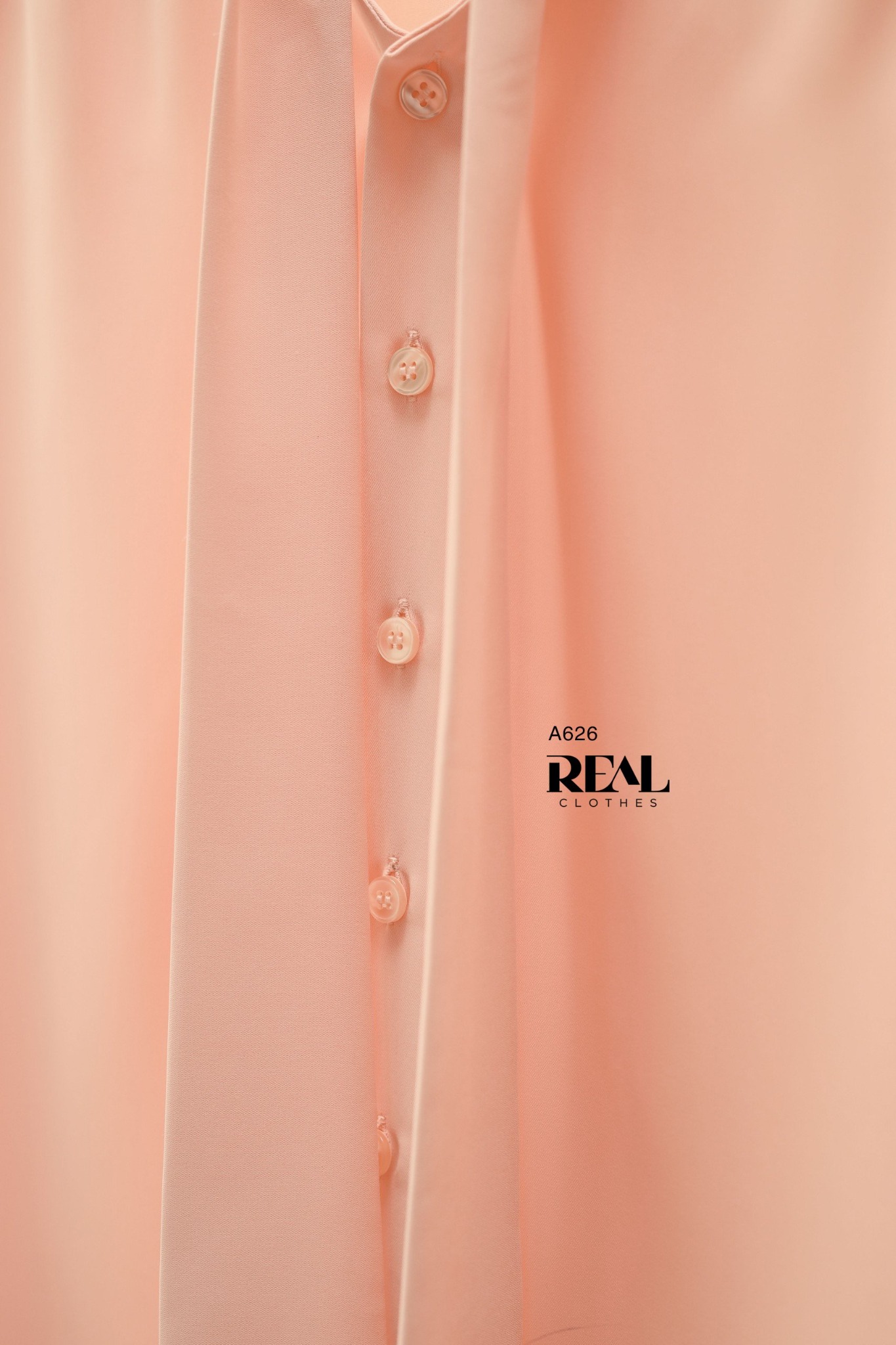 Áo cà vạt cam nhạt