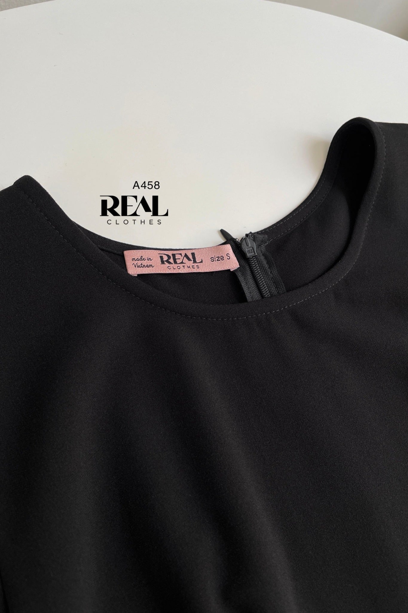 Áo peplum thun đen SALE